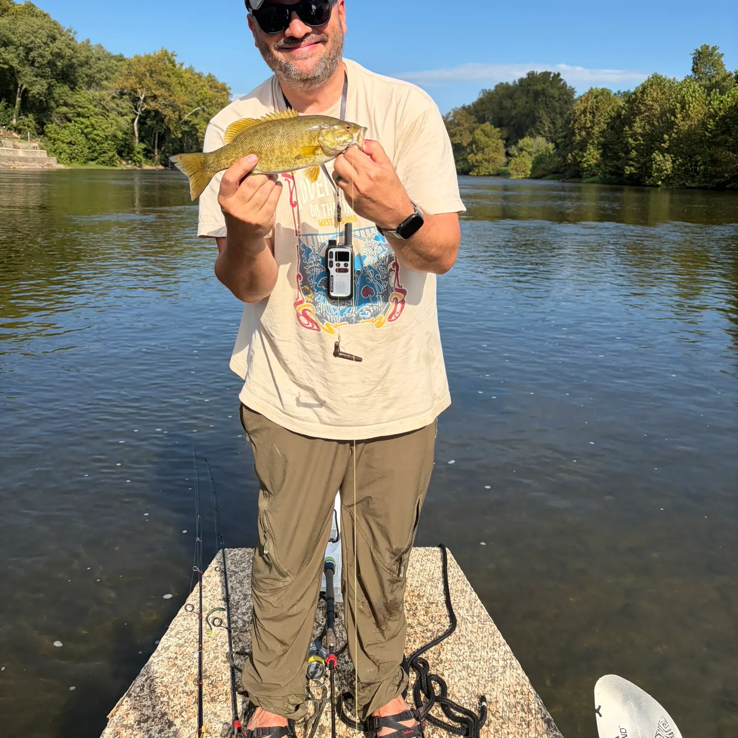Smallmouth bass caught on Fishbrain
