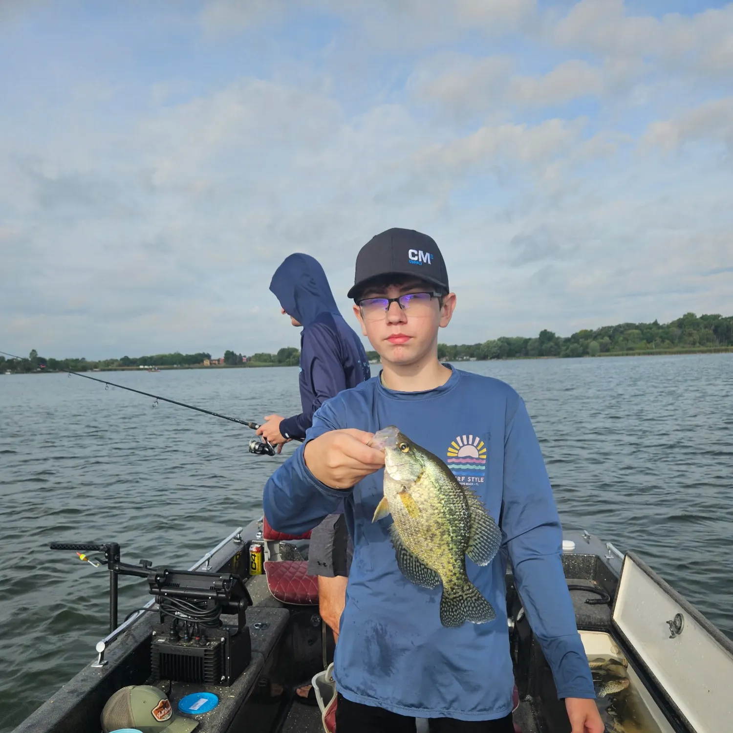 Black crappie caught on Fishbrain