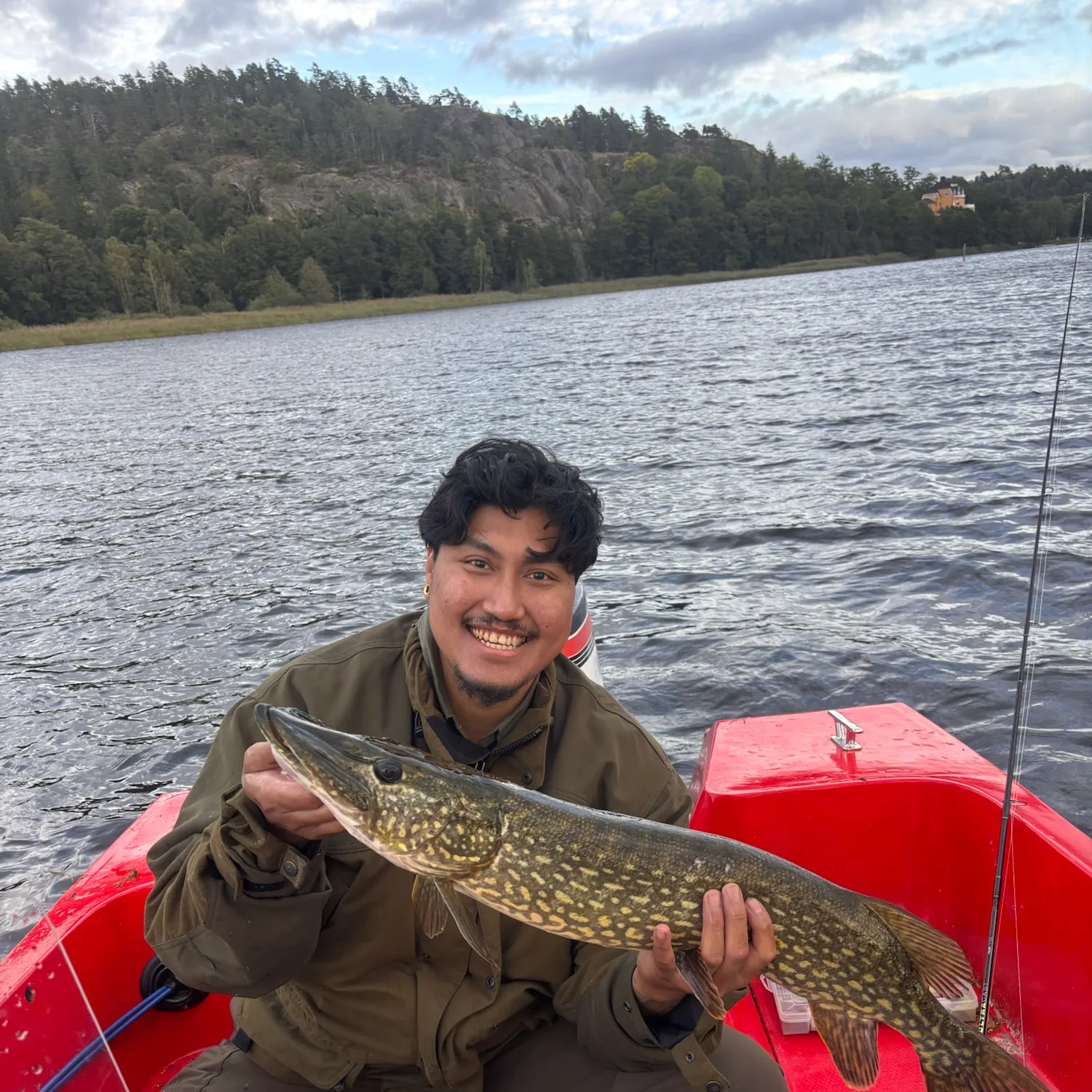 Northern pike caught on Fishbrain