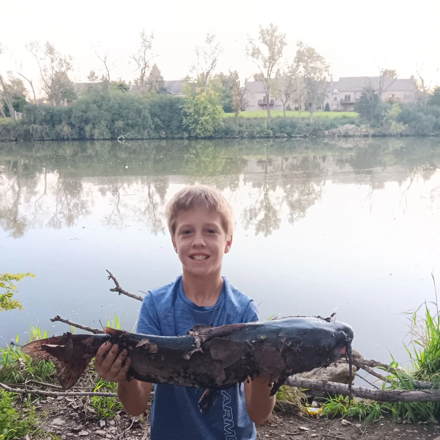 Channel catfish caught on Fishbrain