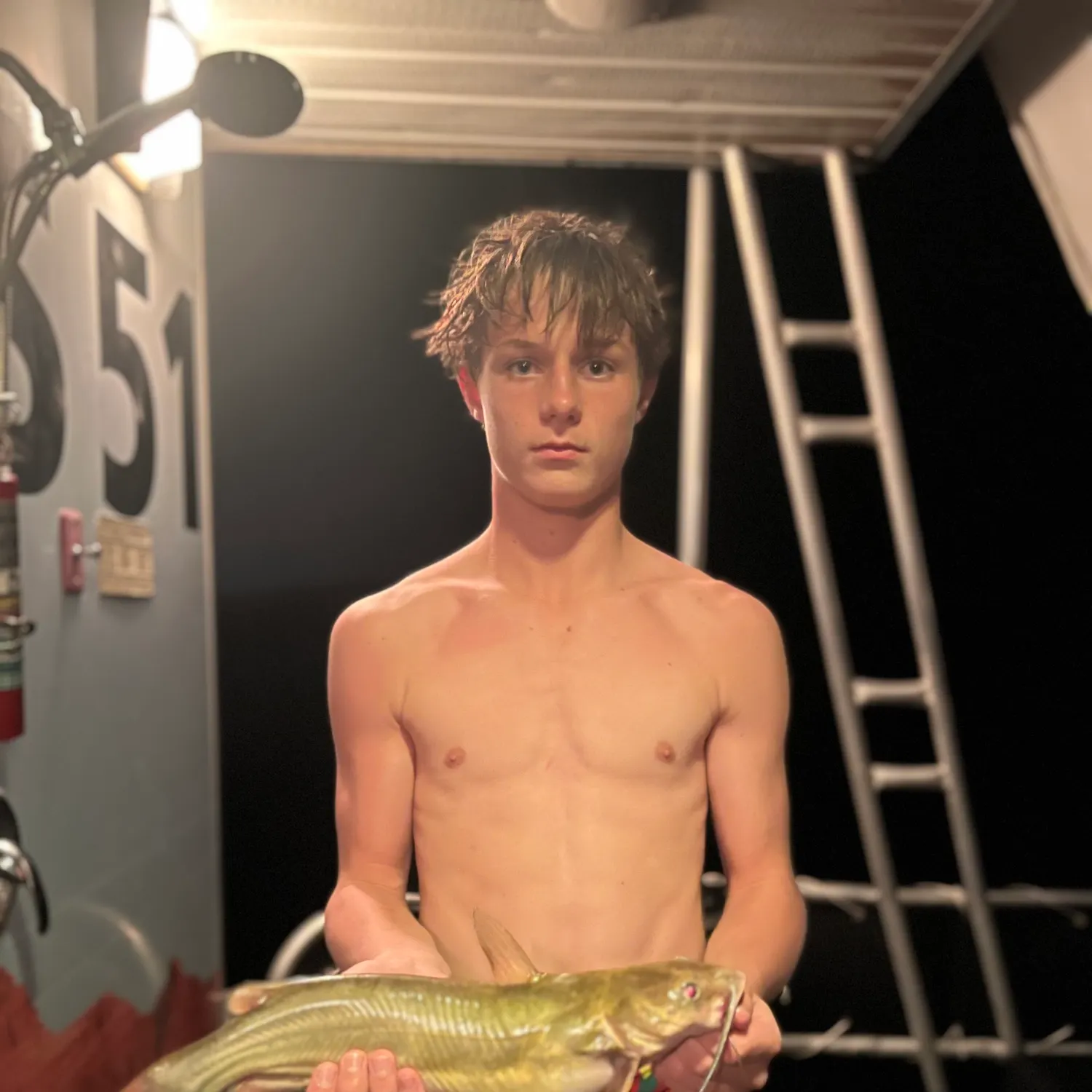 Channel catfish caught on Fishbrain