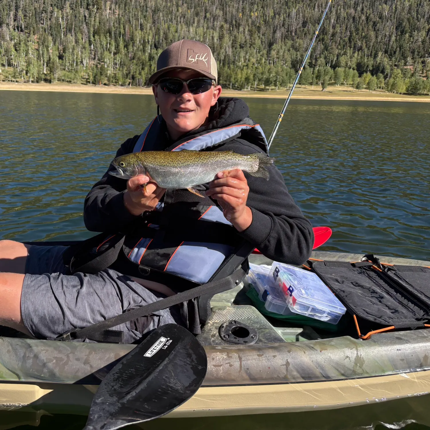 Rainbow trout caught on Fishbrain