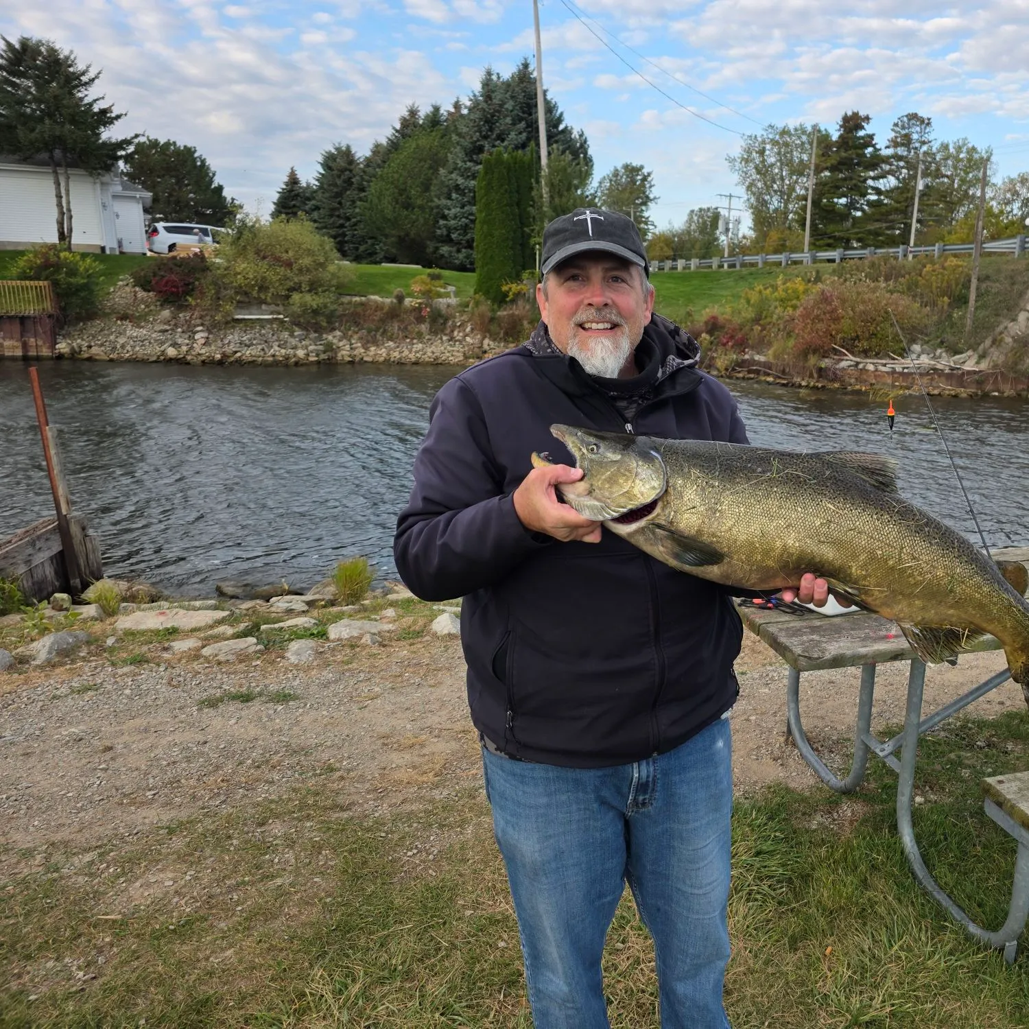 Chinook salmon caught on Fishbrain