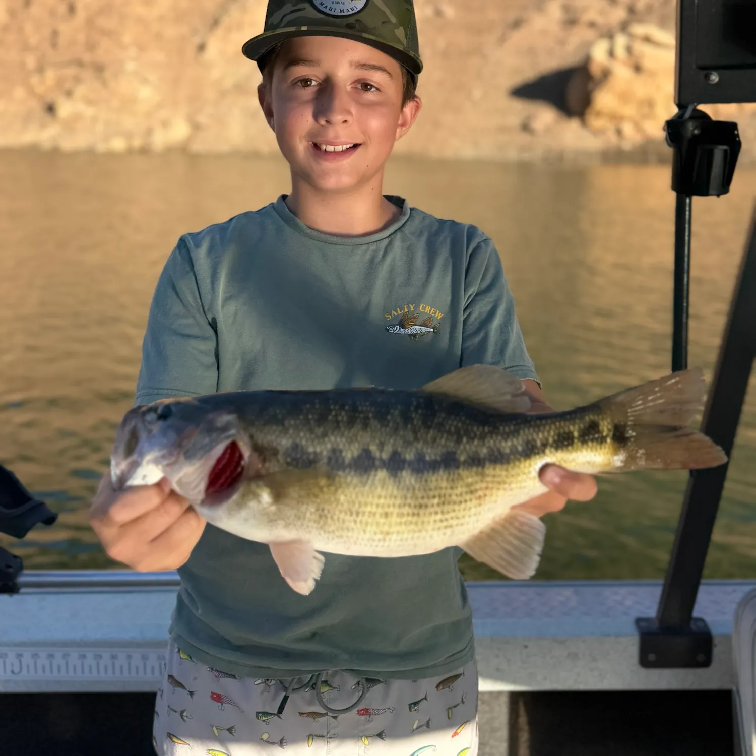 Spotted bass caught on Fishbrain
