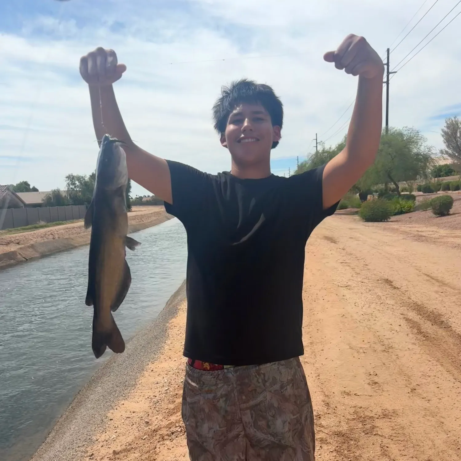 Channel catfish caught on Fishbrain