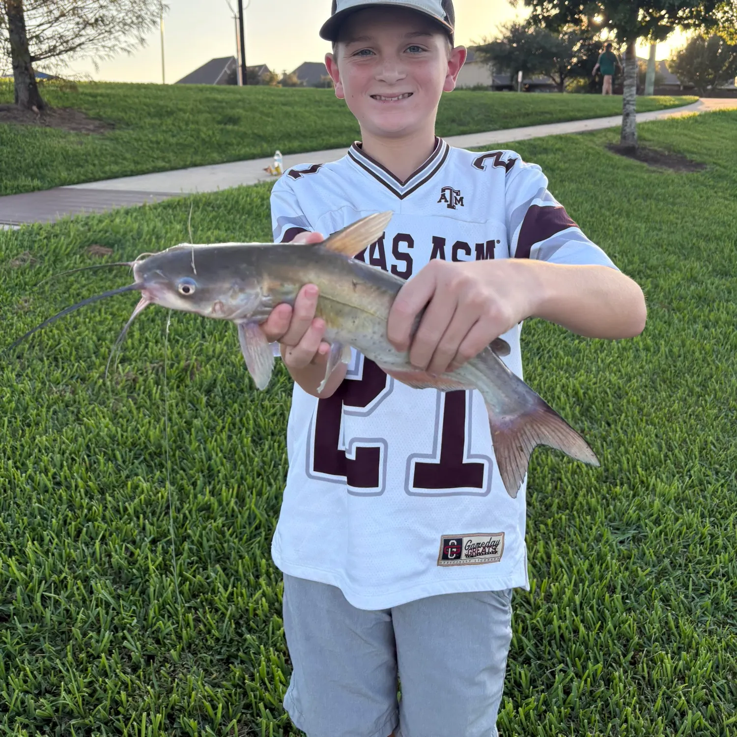 Channel catfish caught on Fishbrain