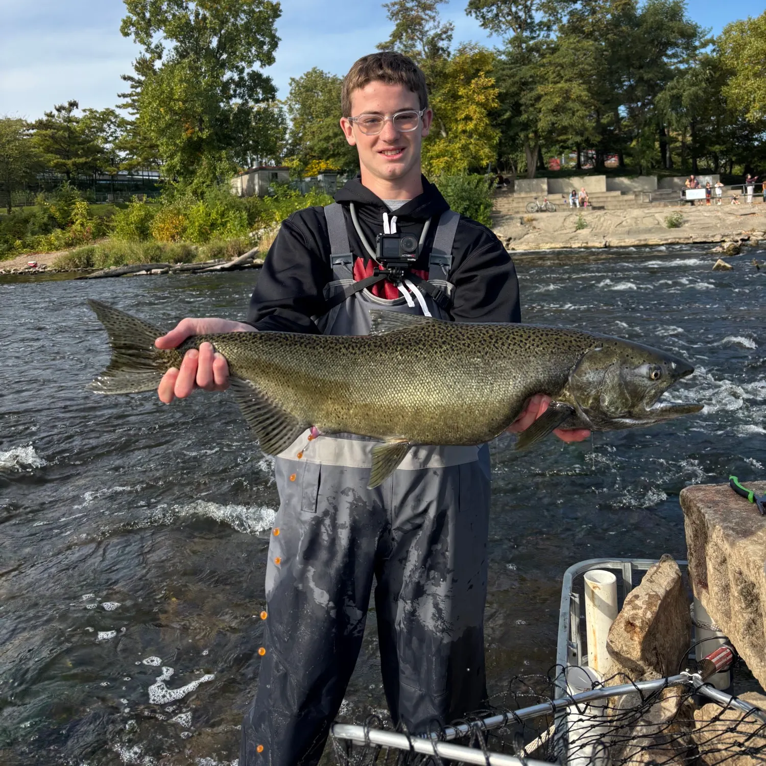 Chinook salmon caught on Fishbrain