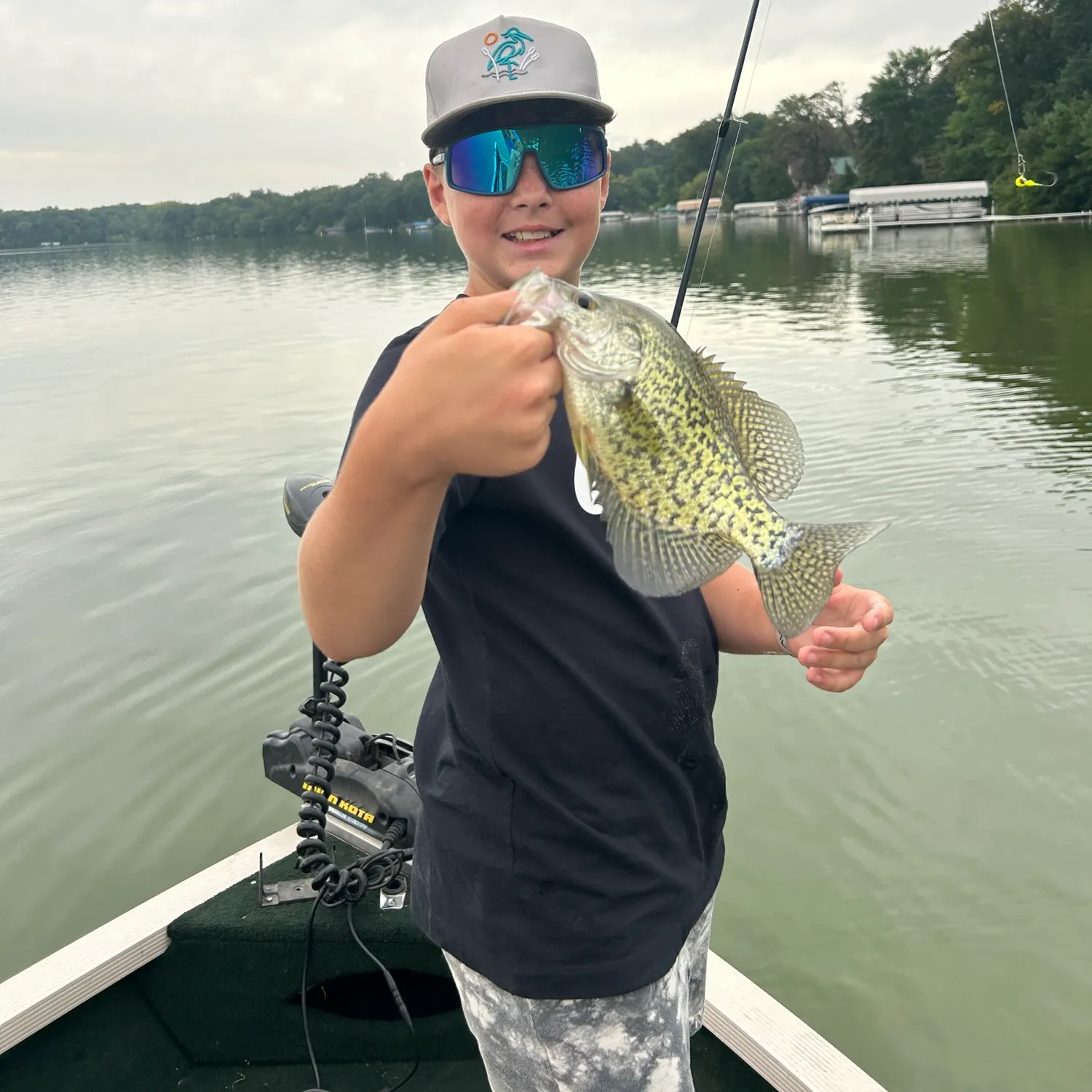 Black crappie caught on Fishbrain