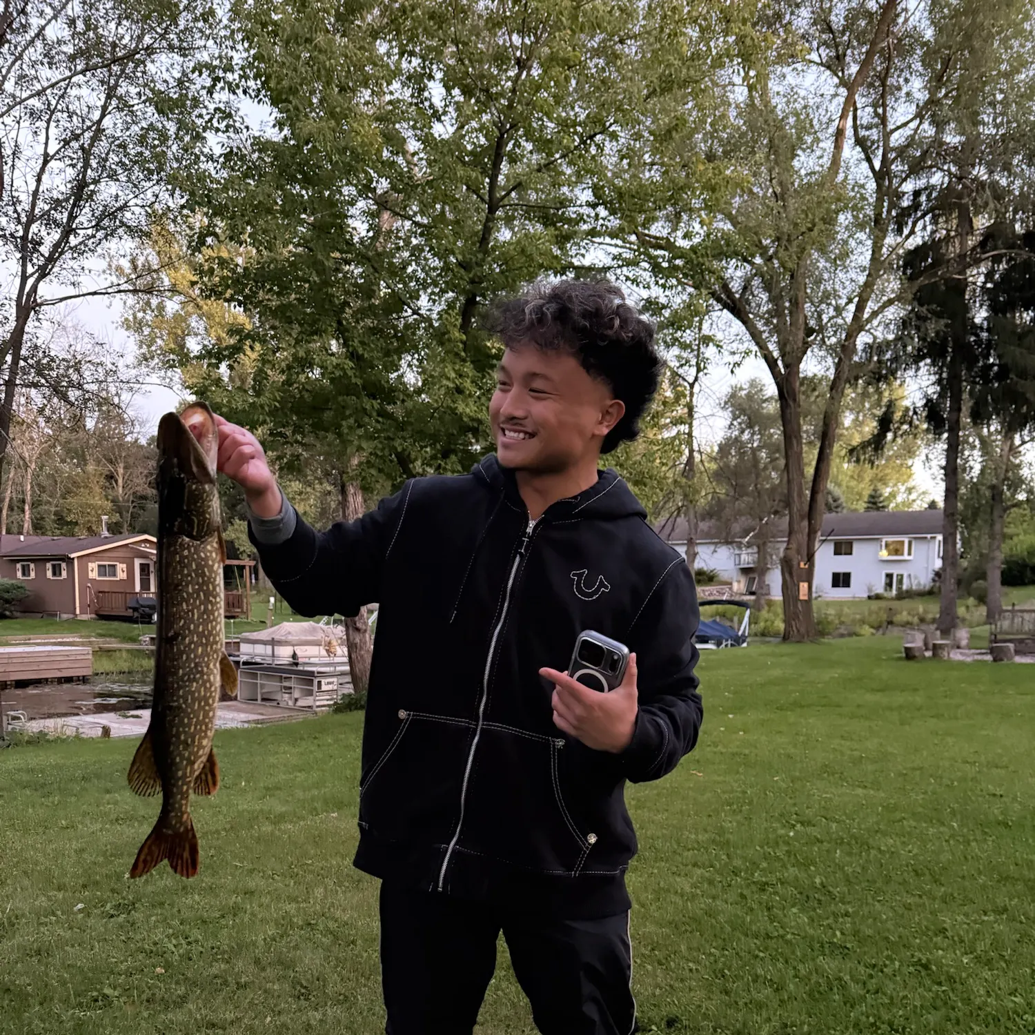 Northern pike caught on Fishbrain