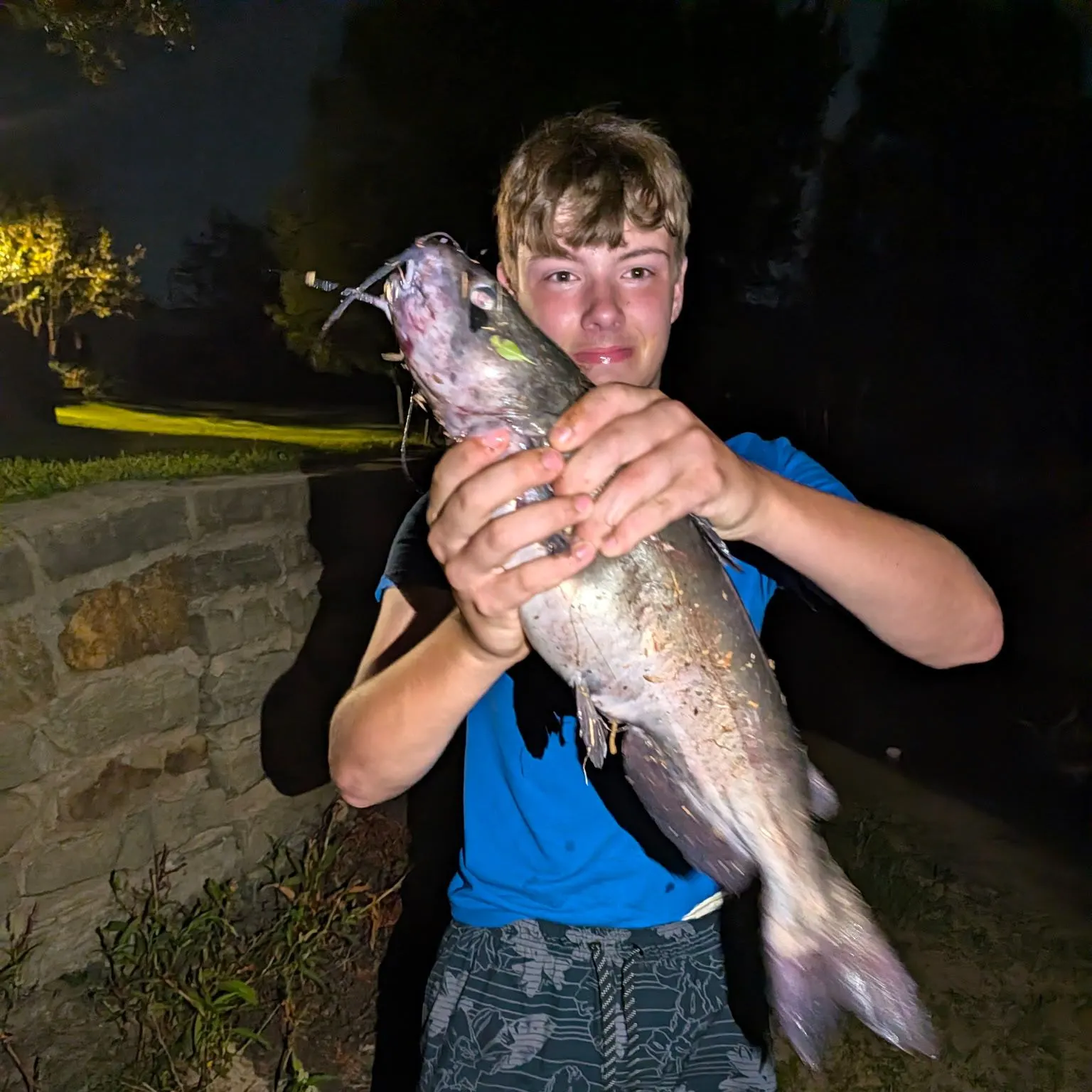 Channel catfish caught on Fishbrain