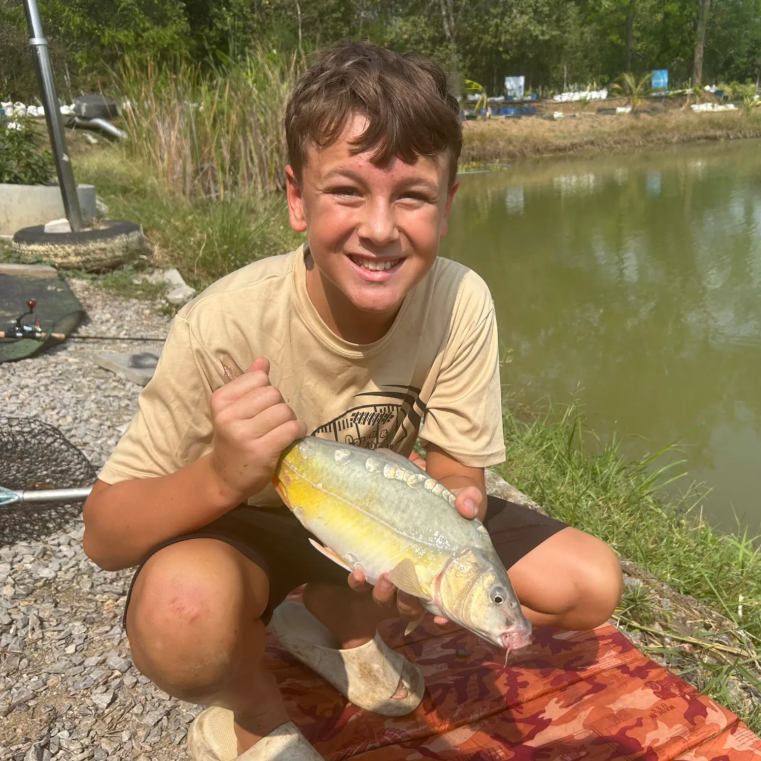 The most recent Leather carp catches on Fishbrain