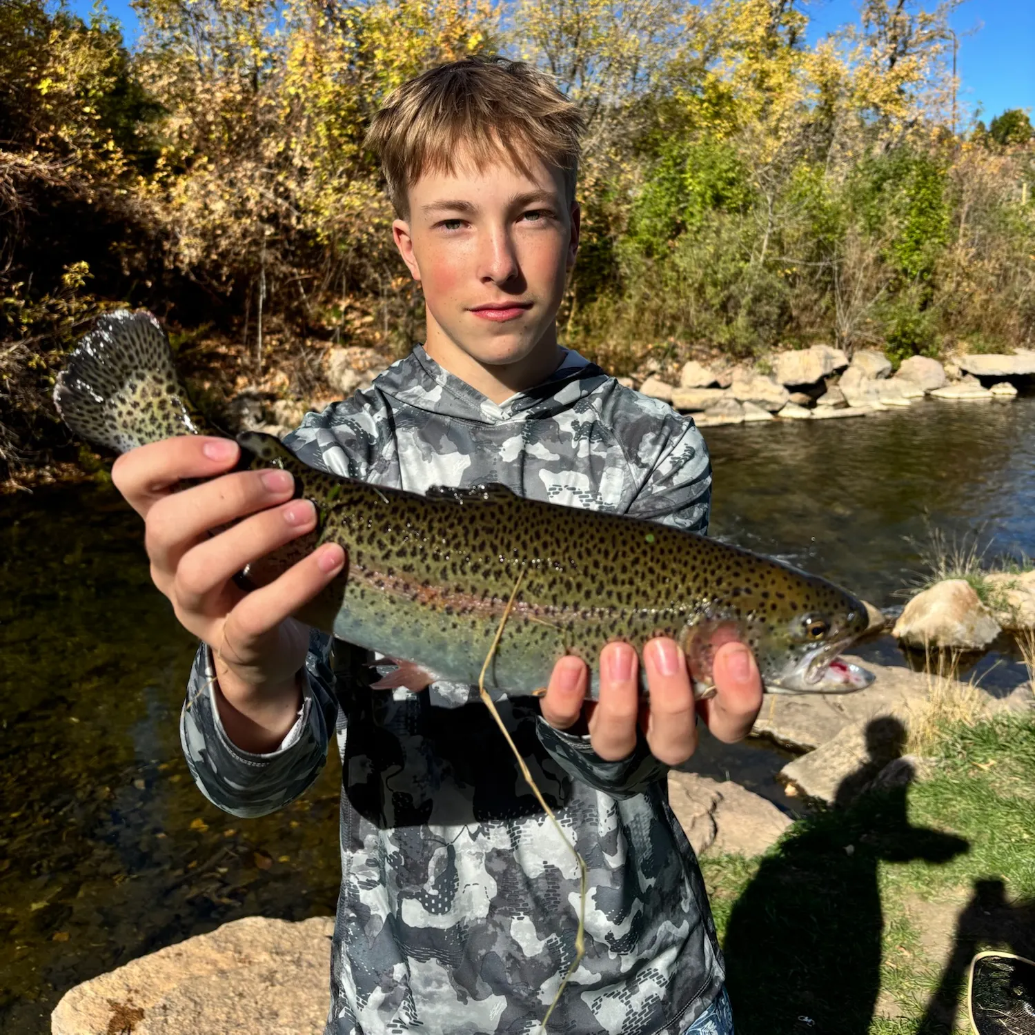 Rainbow trout caught on Fishbrain