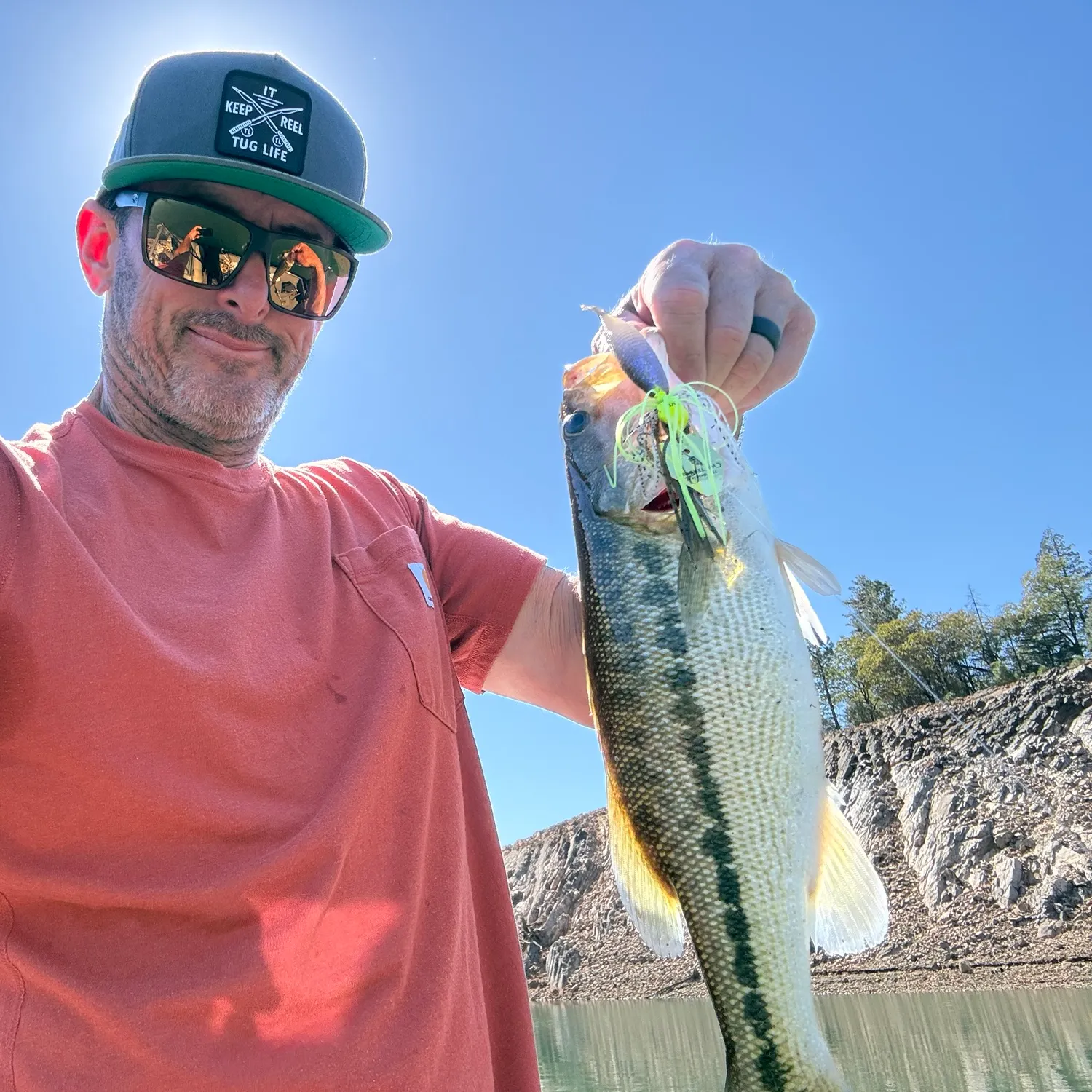Spotted bass caught on Fishbrain