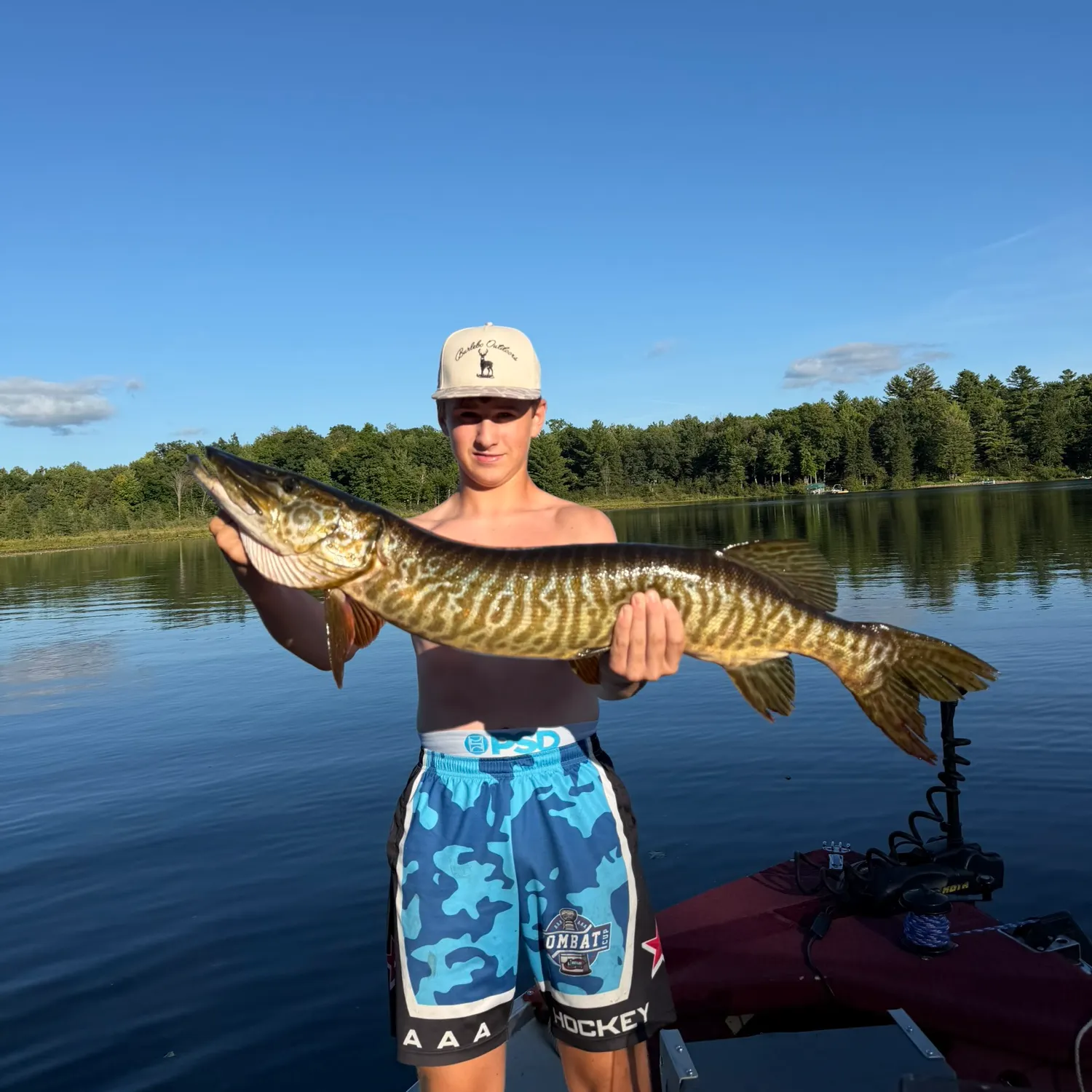 Tiger muskie caught on Fishbrain