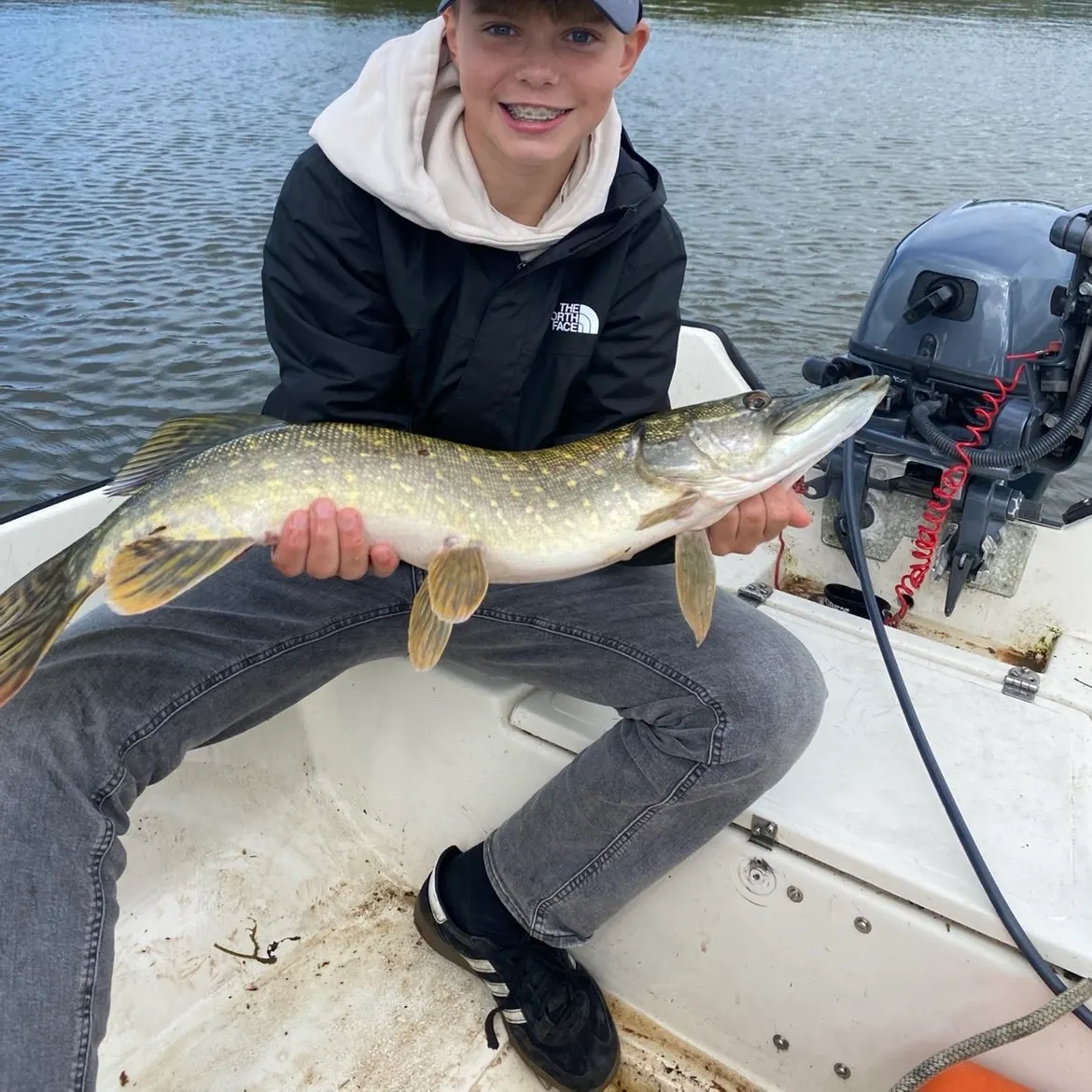 Northern pike caught on Fishbrain