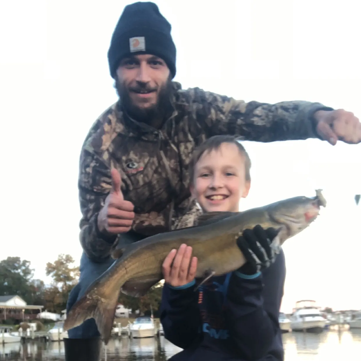 Channel catfish caught on Fishbrain