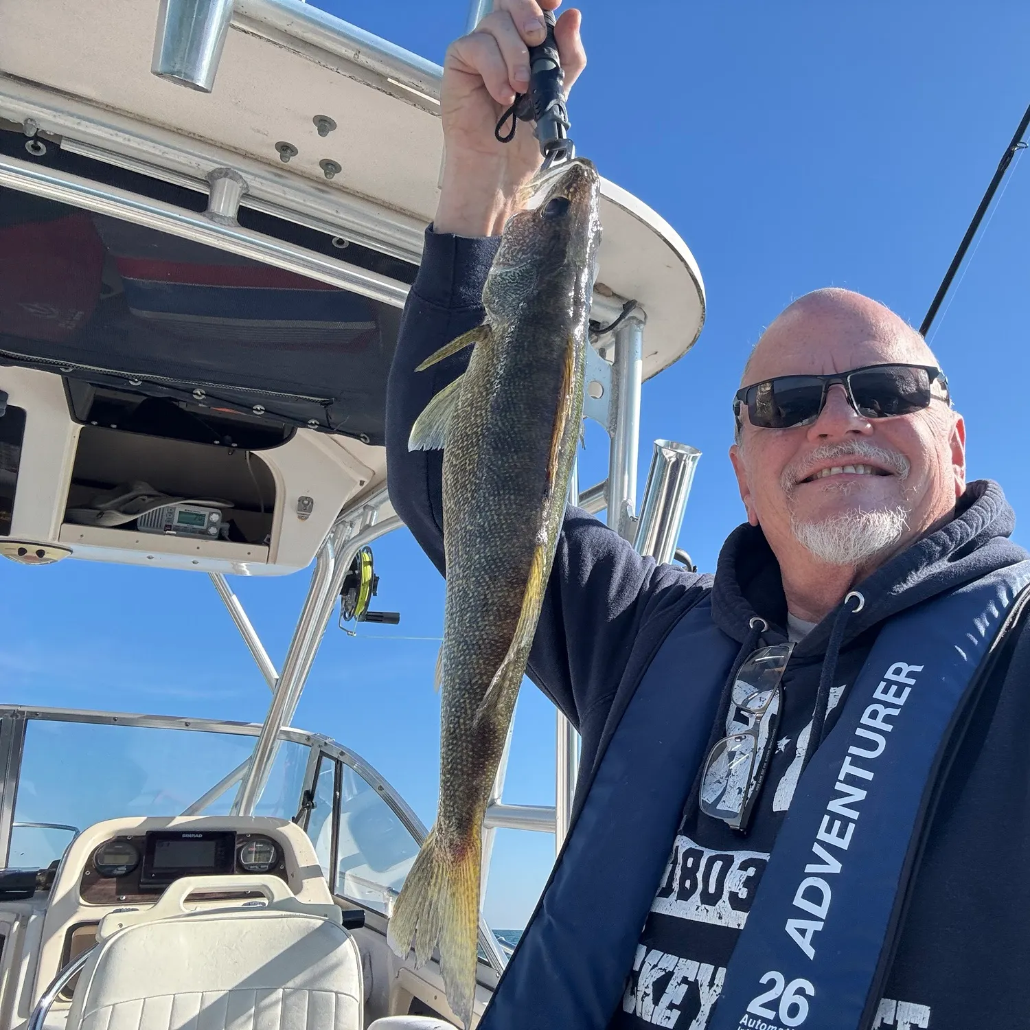 Walleye caught on Fishbrain