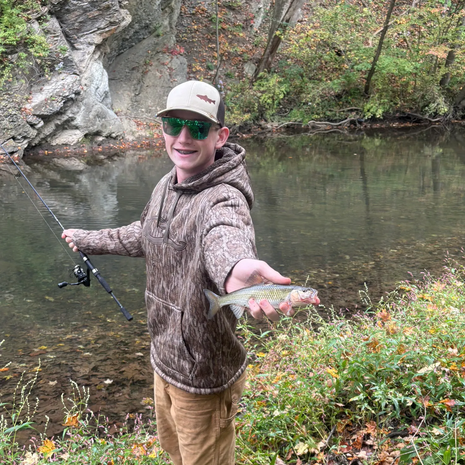 Fallfish caught on Fishbrain