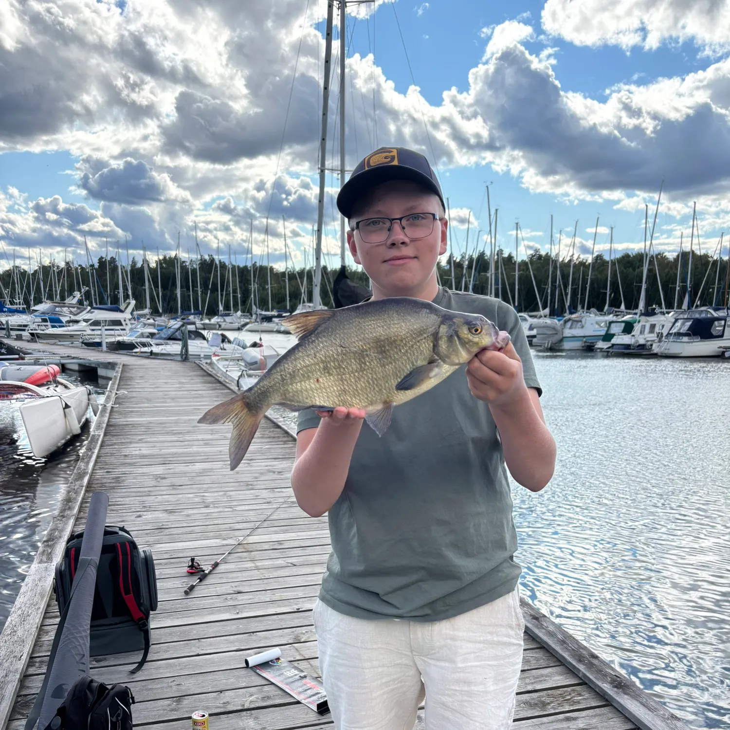 Common bream caught on Fishbrain