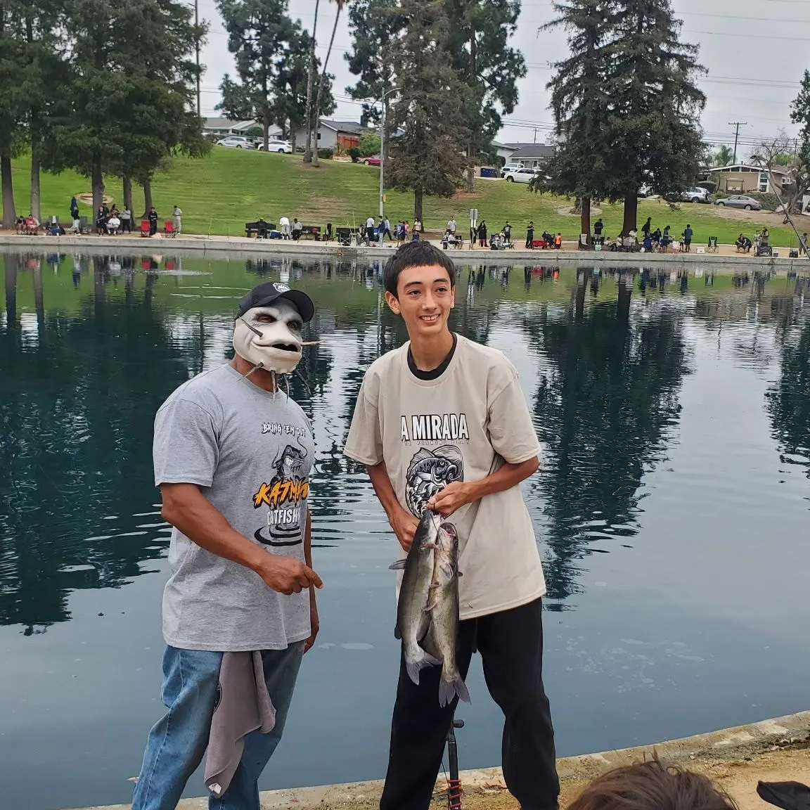 Channel catfish caught on Fishbrain