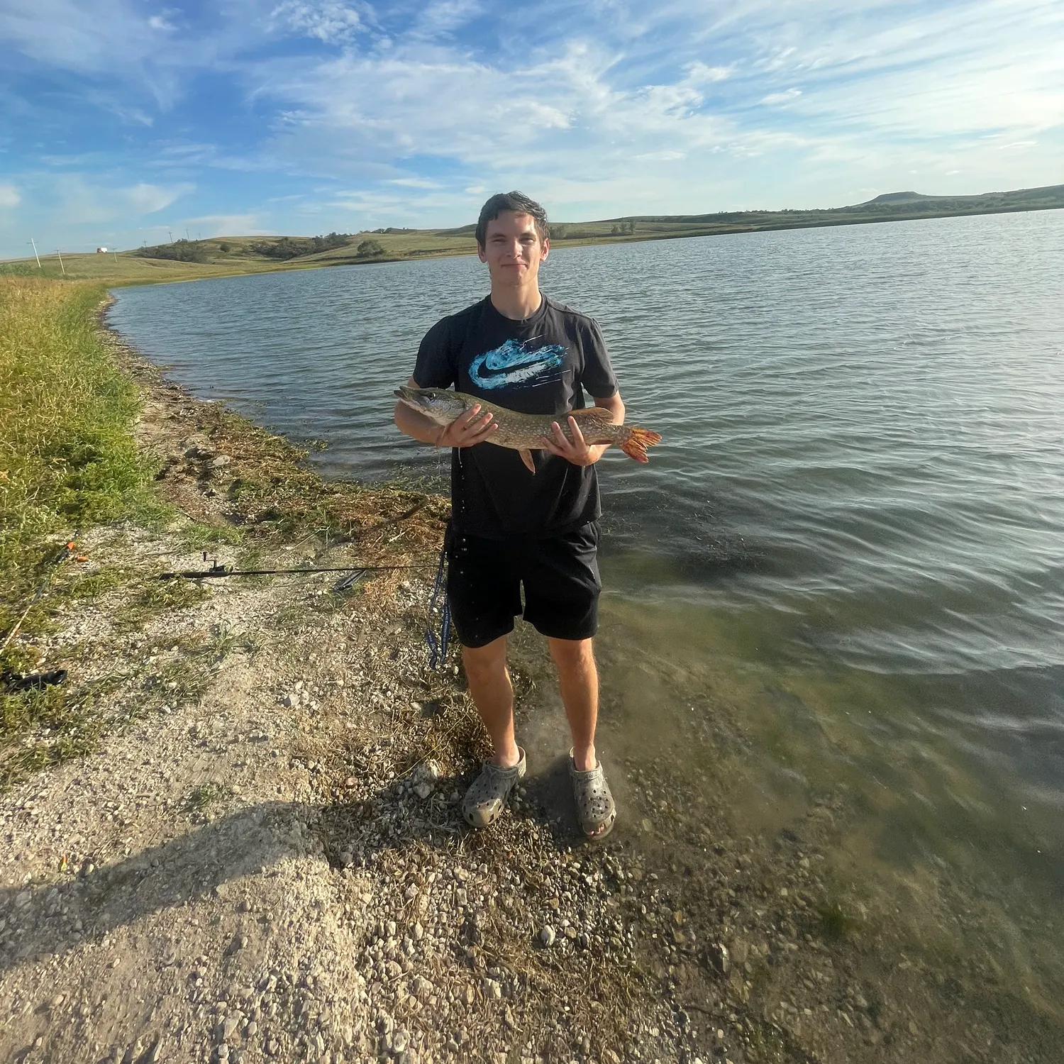 Northern pike caught on Fishbrain