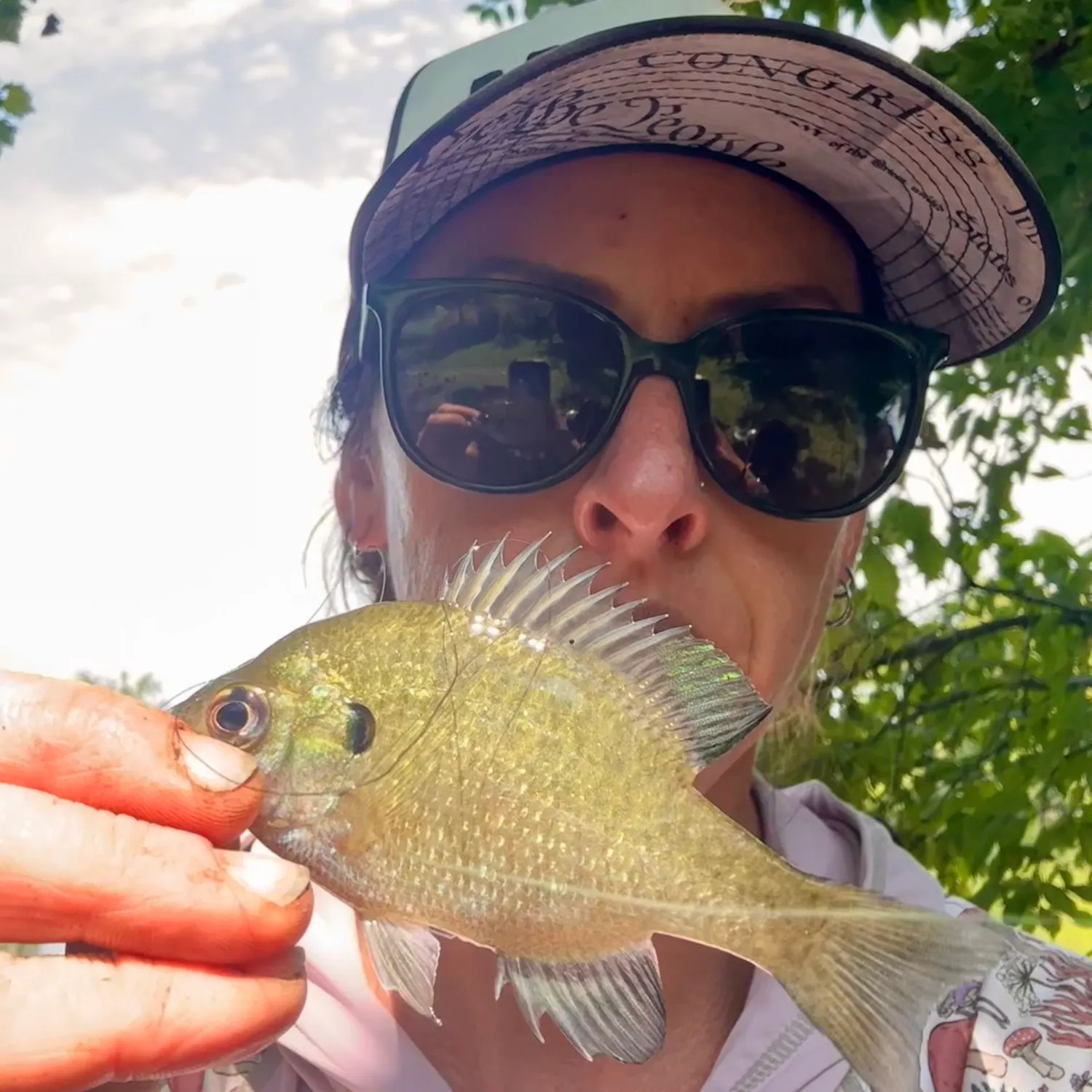 Bluegill caught on Fishbrain