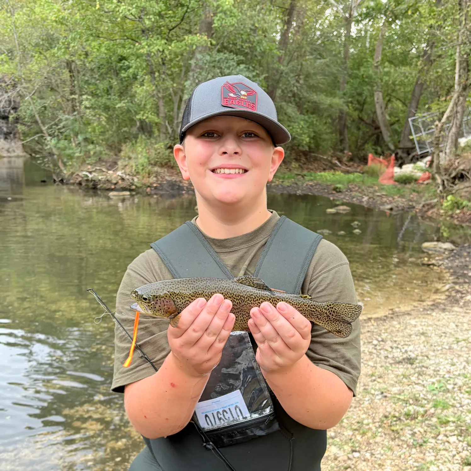 Rainbow trout caught on Fishbrain