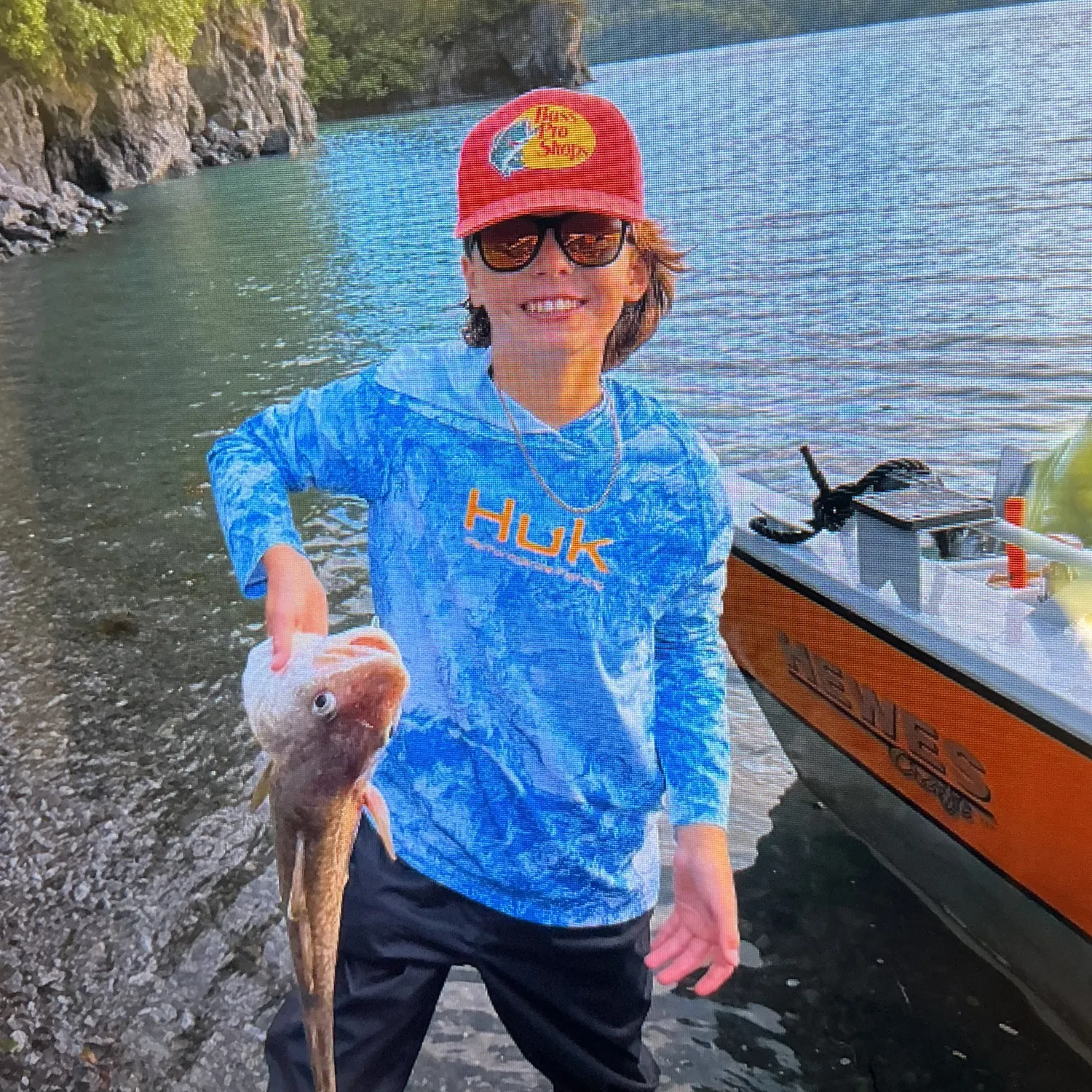 Pacific cod caught on Fishbrain