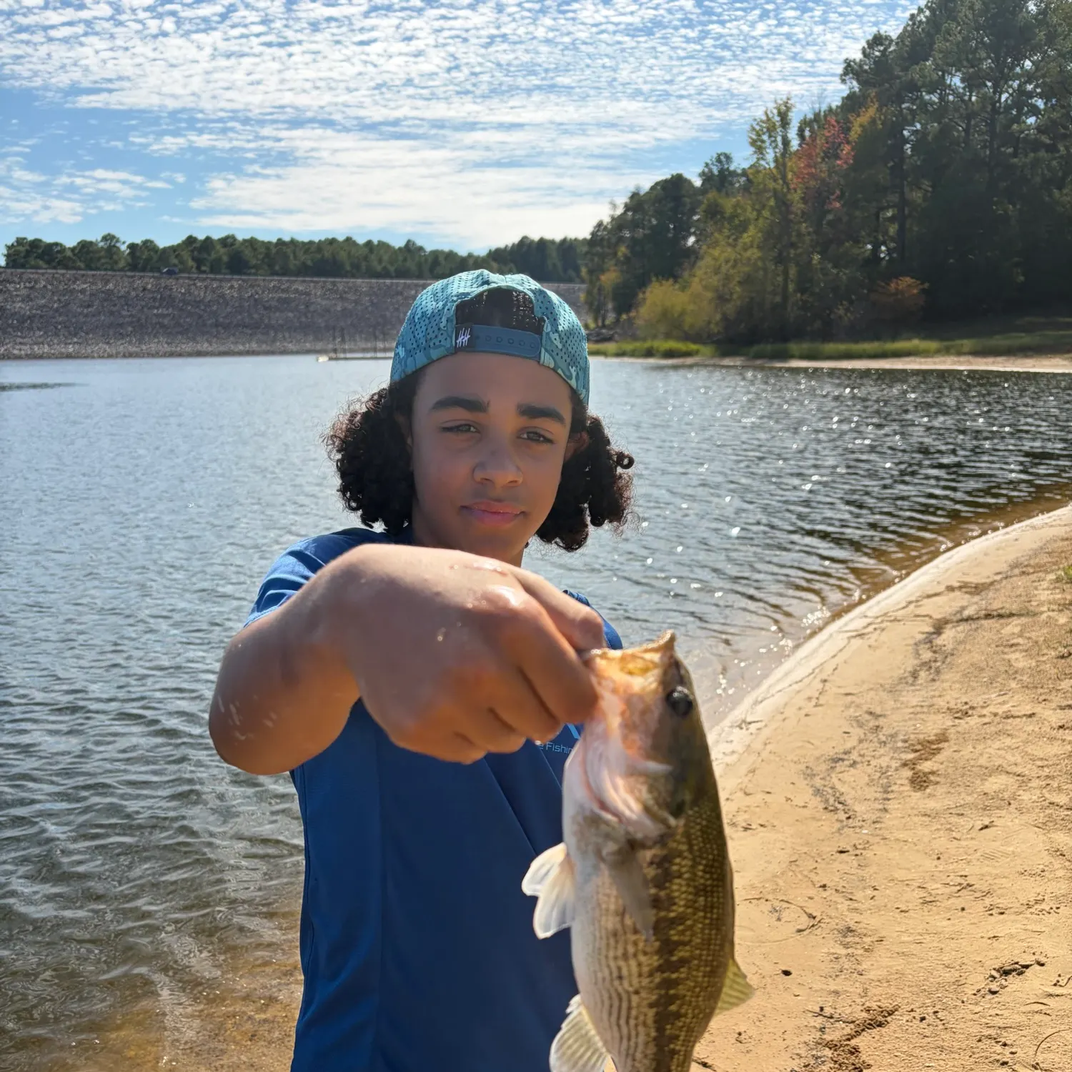 Spotted bass caught on Fishbrain