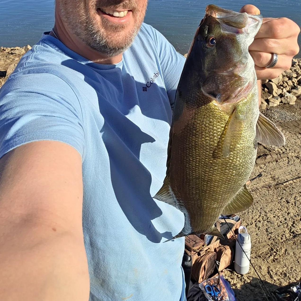 Smallmouth bass caught on Fishbrain