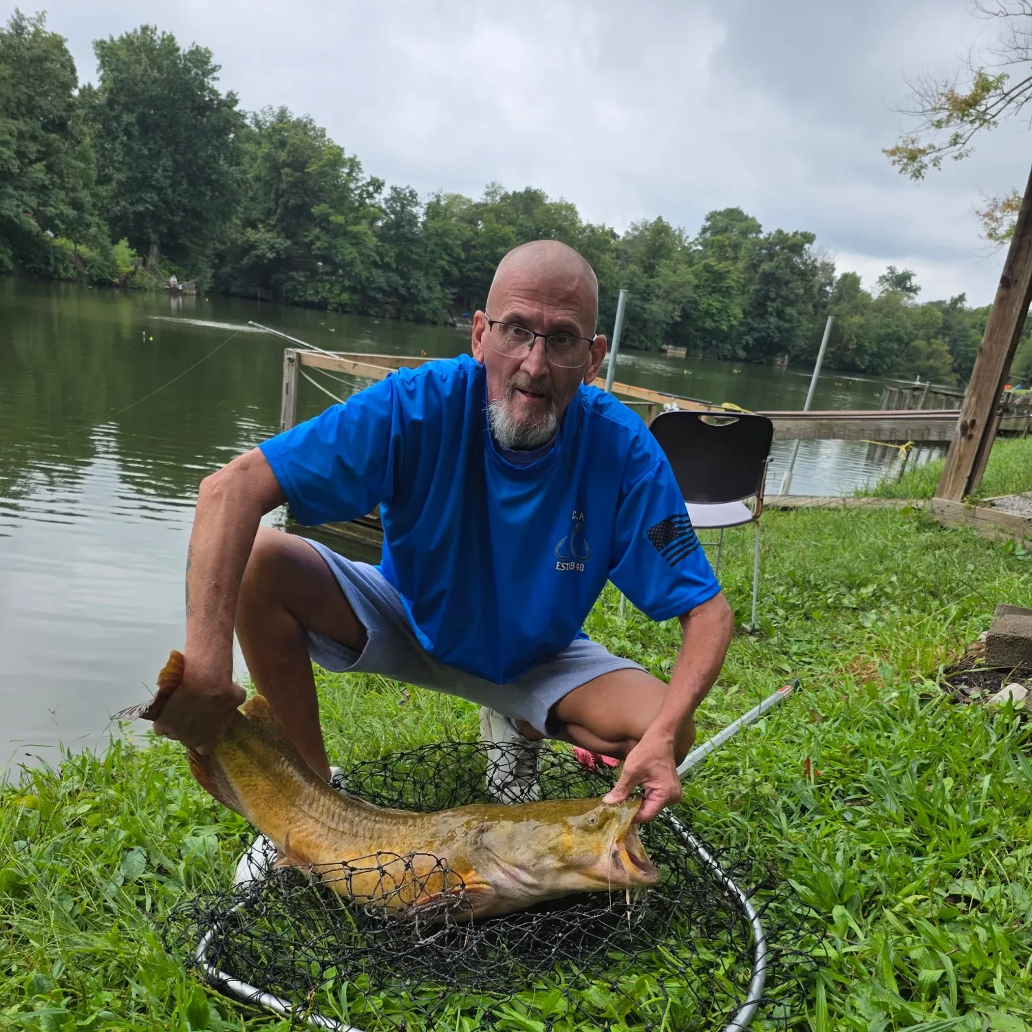 Flathead catfish caught on Fishbrain