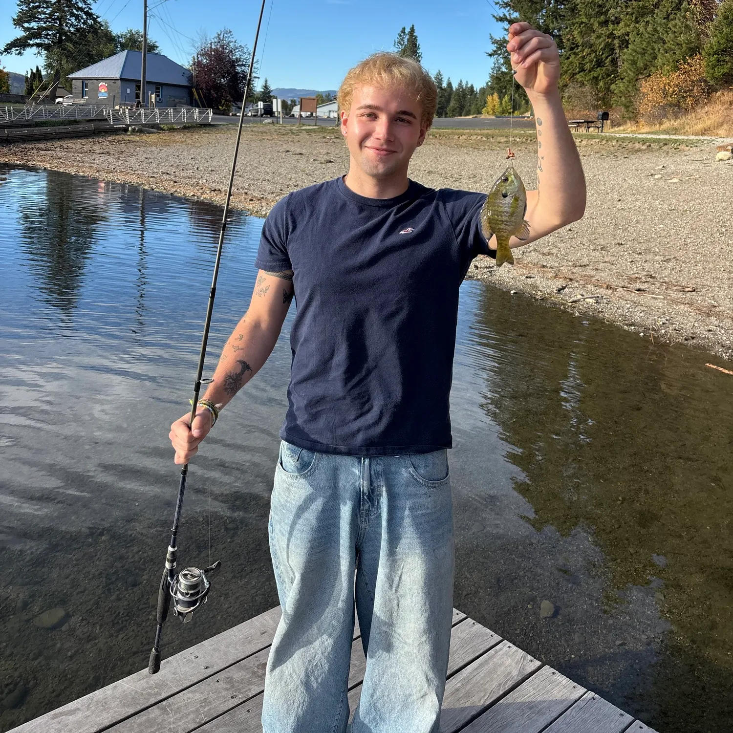 Pumpkinseed caught on Fishbrain