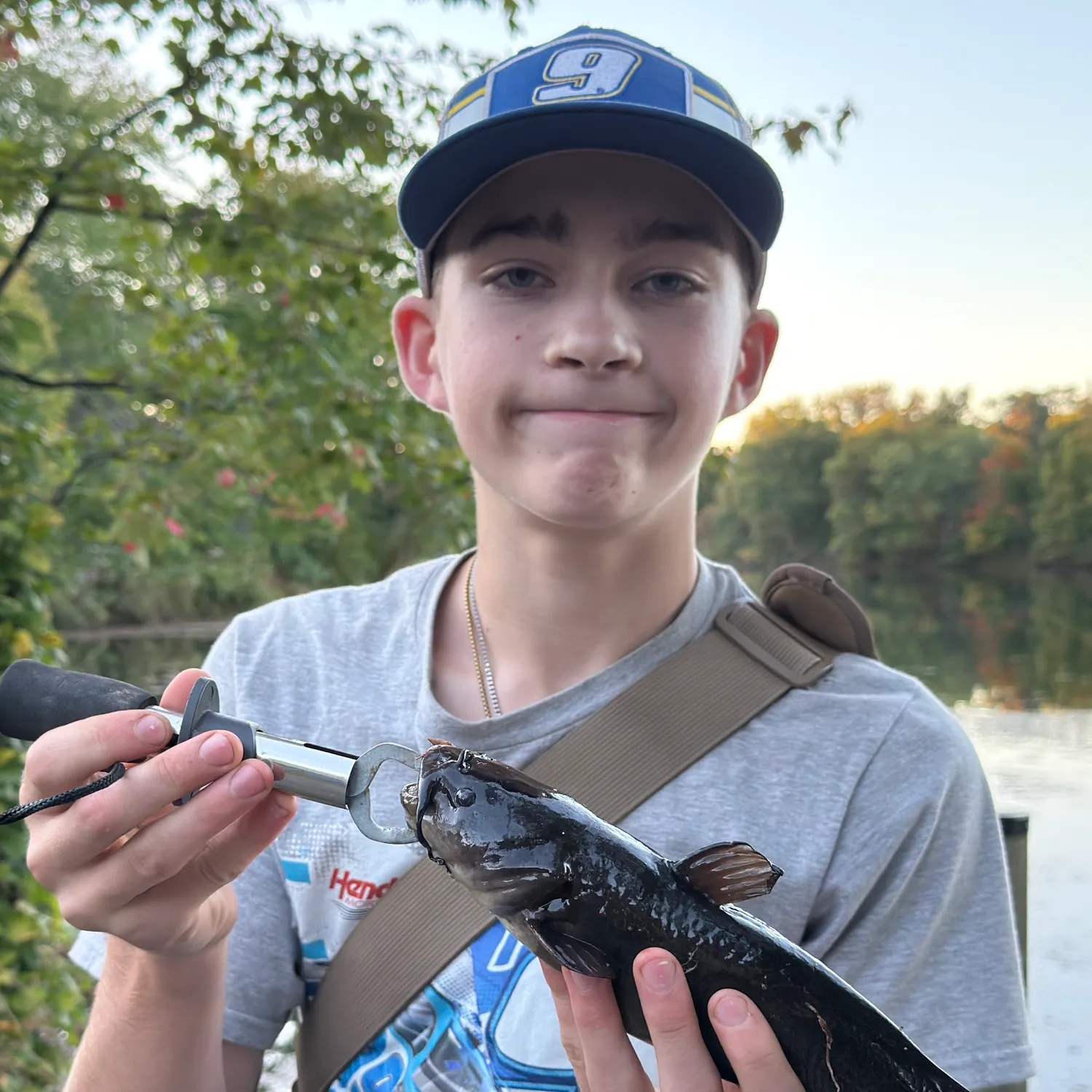 Black bullhead caught on Fishbrain