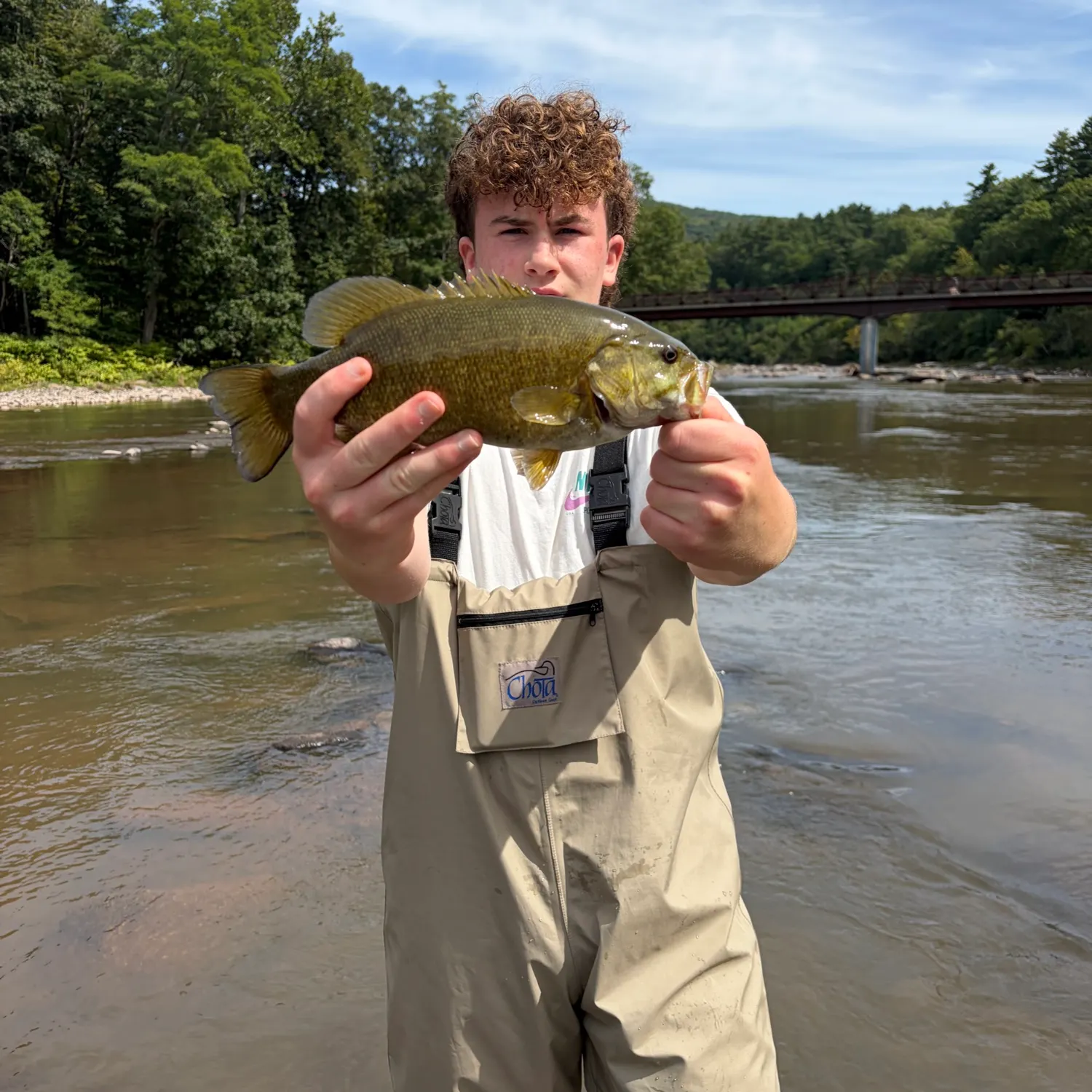 Smallmouth bass caught on Fishbrain