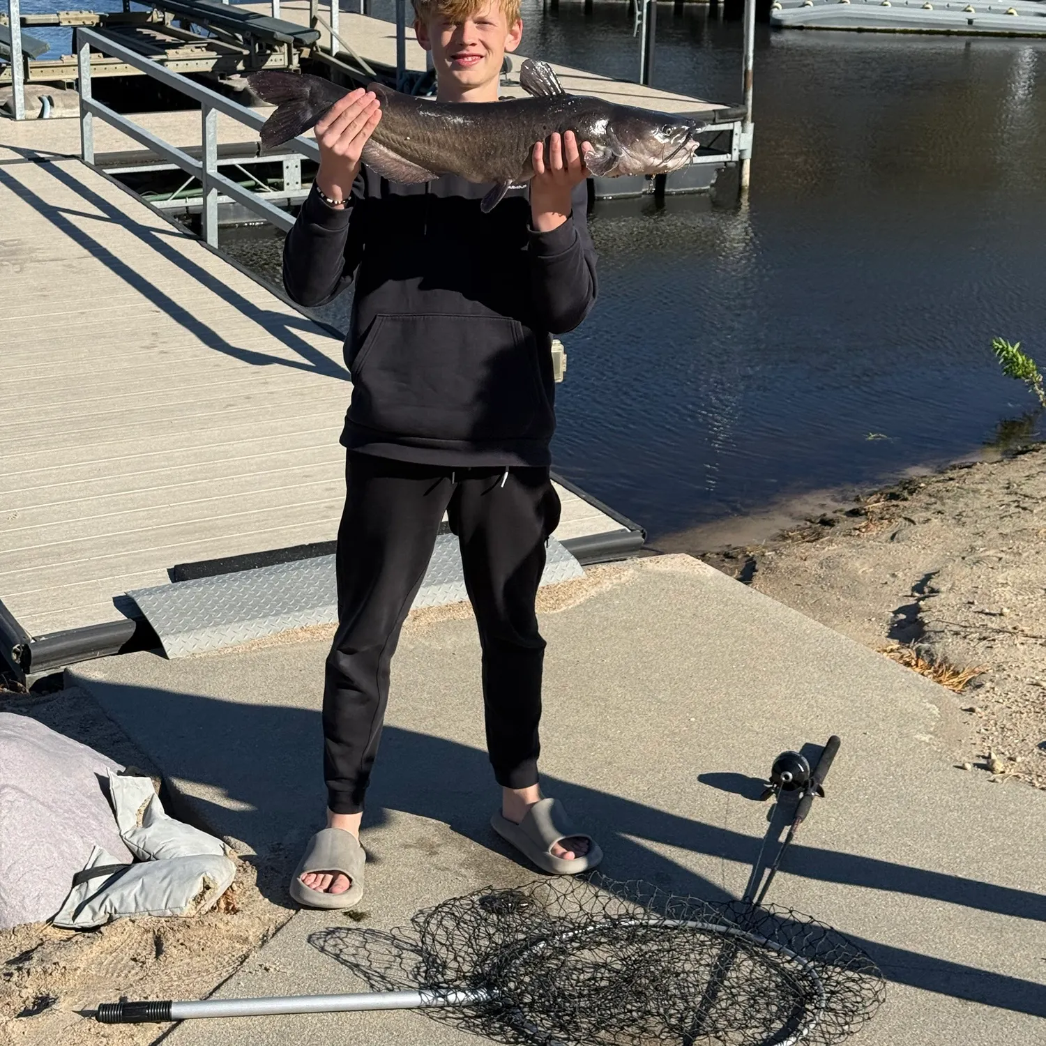 Channel catfish caught on Fishbrain