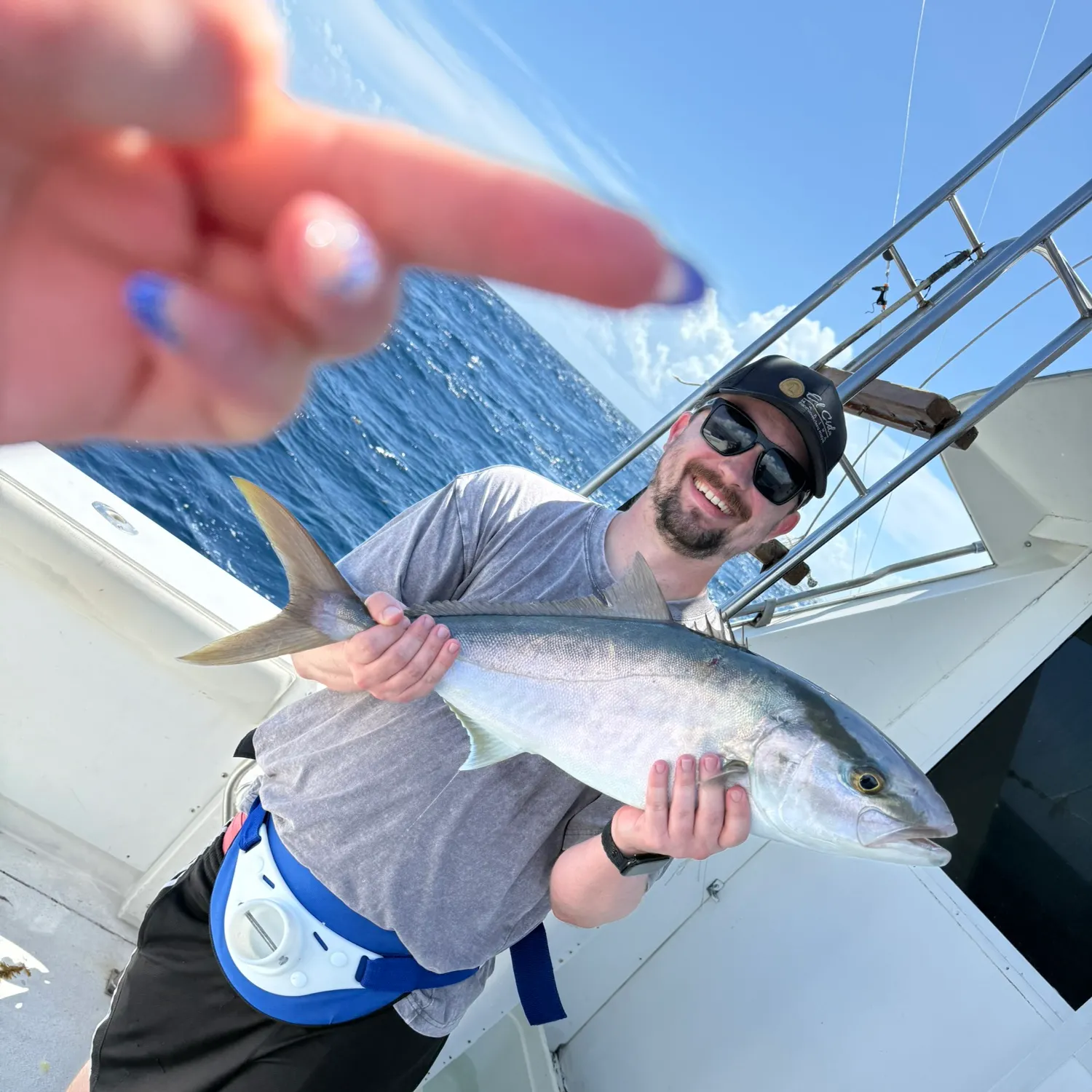 Greater amberjack caught on Fishbrain