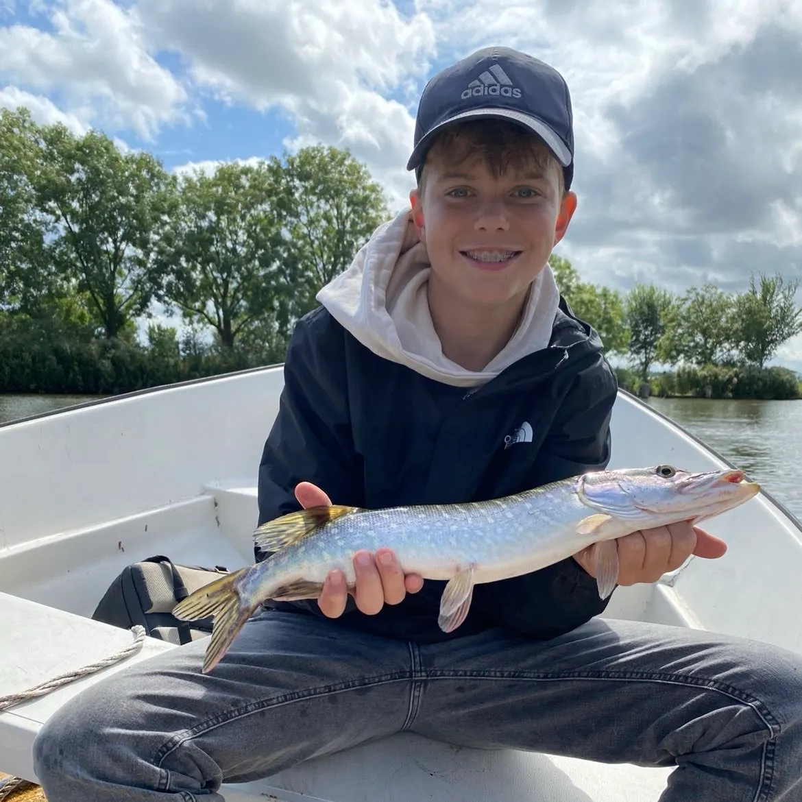 Northern pike caught on Fishbrain