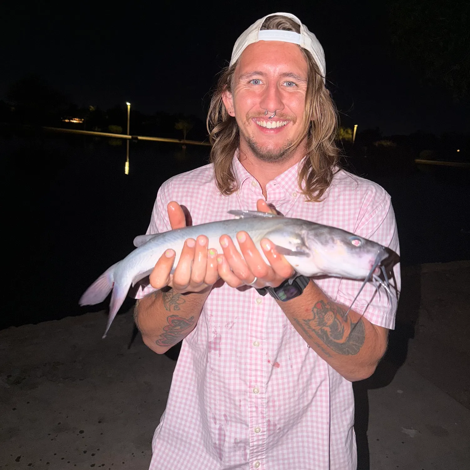 Blue catfish caught on Fishbrain
