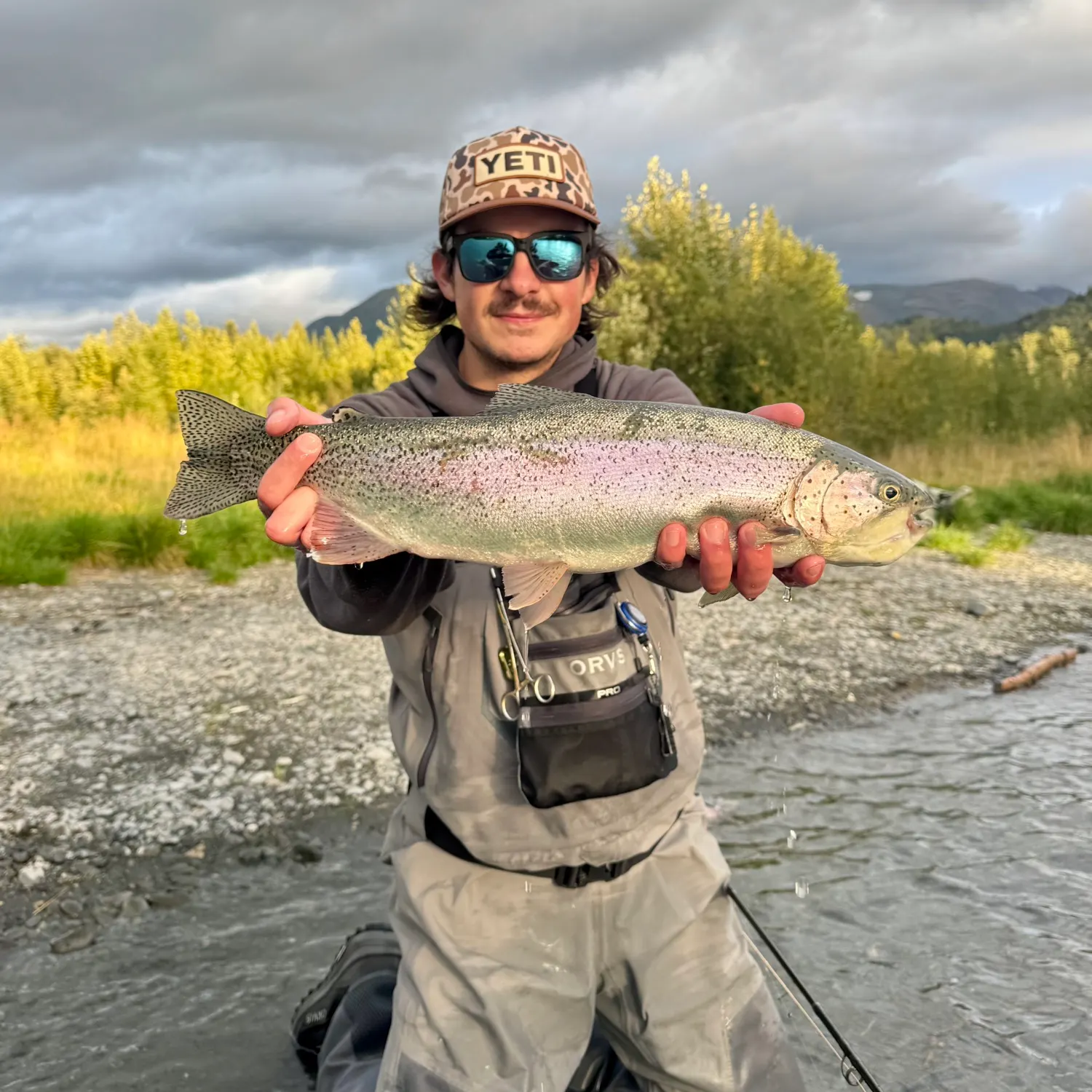 Rainbow trout caught on Fishbrain