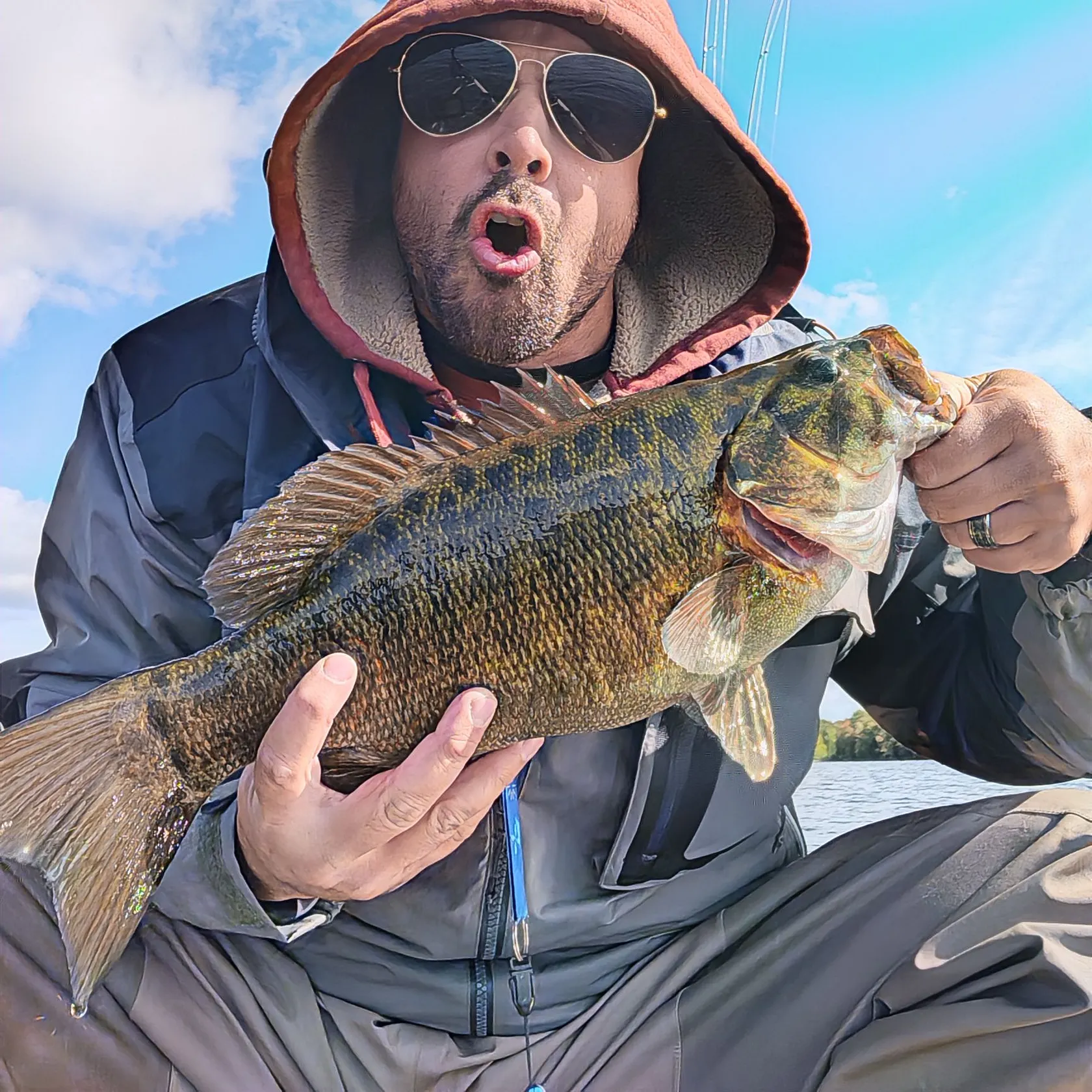 Smallmouth bass caught on Fishbrain