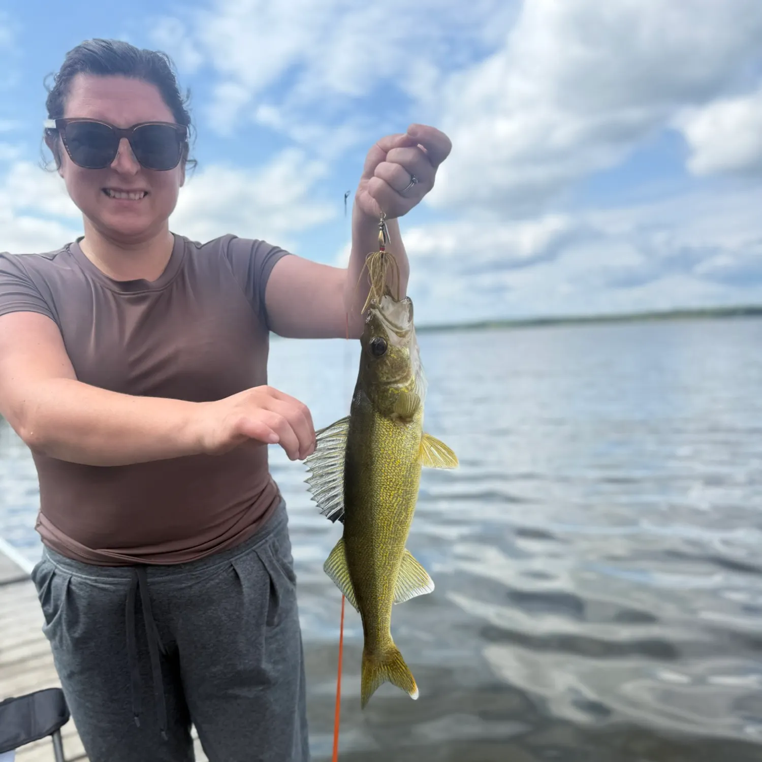 Walleye caught on Fishbrain
