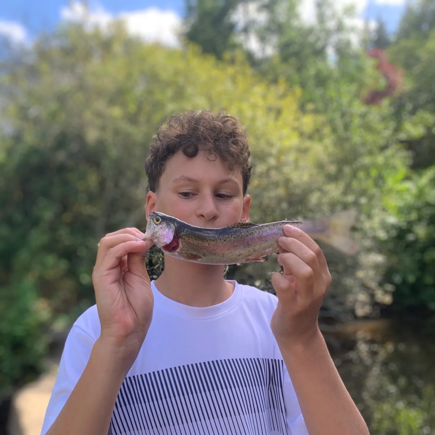 Rainbow trout caught on Fishbrain