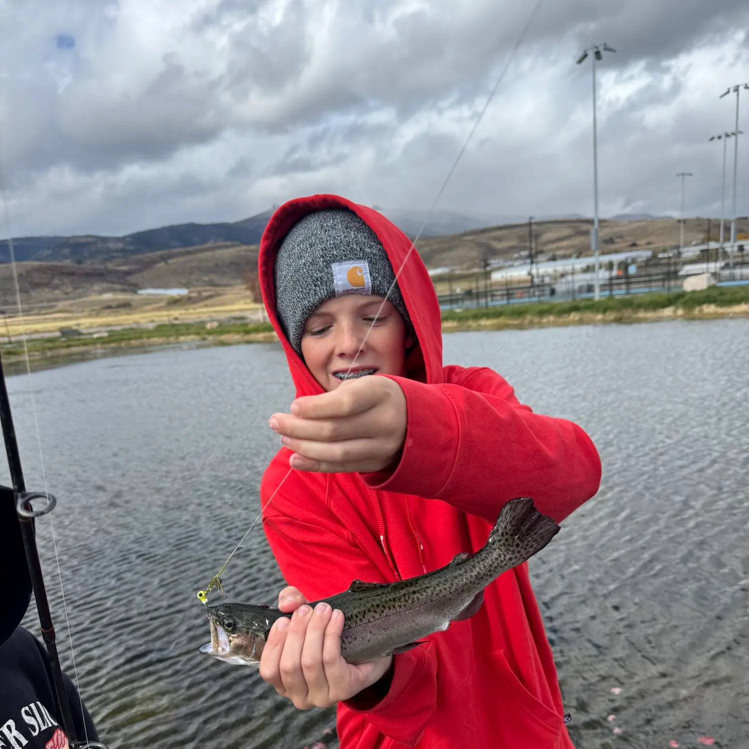 Rainbow trout caught on Fishbrain
