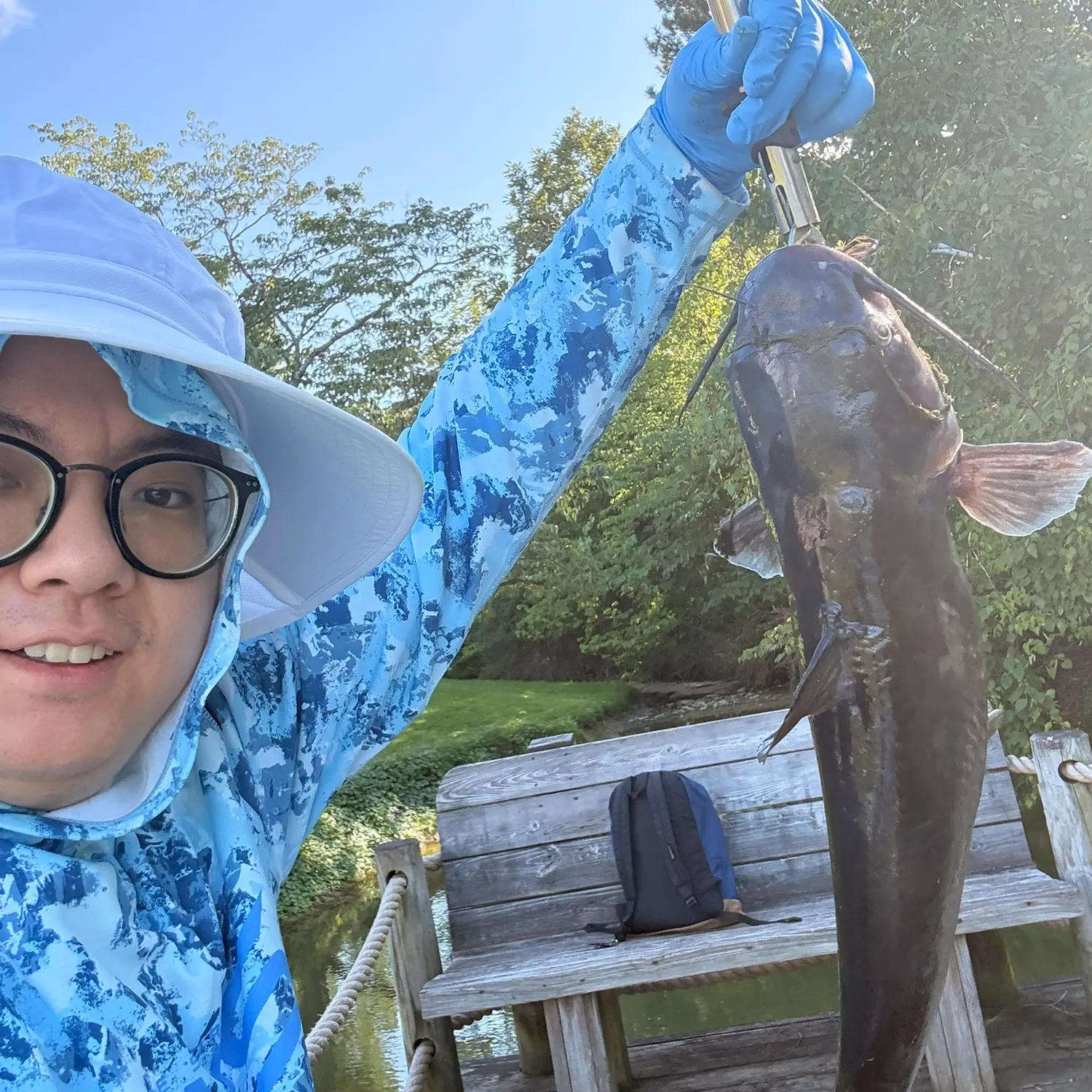 Channel catfish caught on Fishbrain
