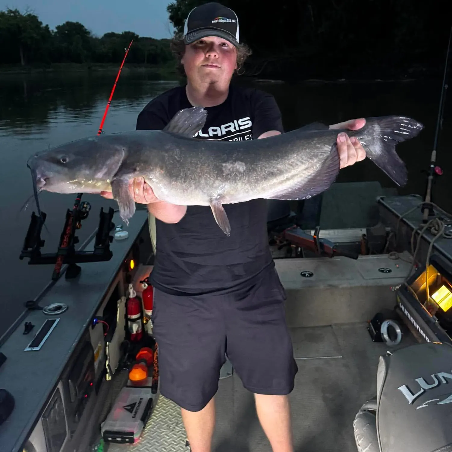 Channel catfish caught on Fishbrain