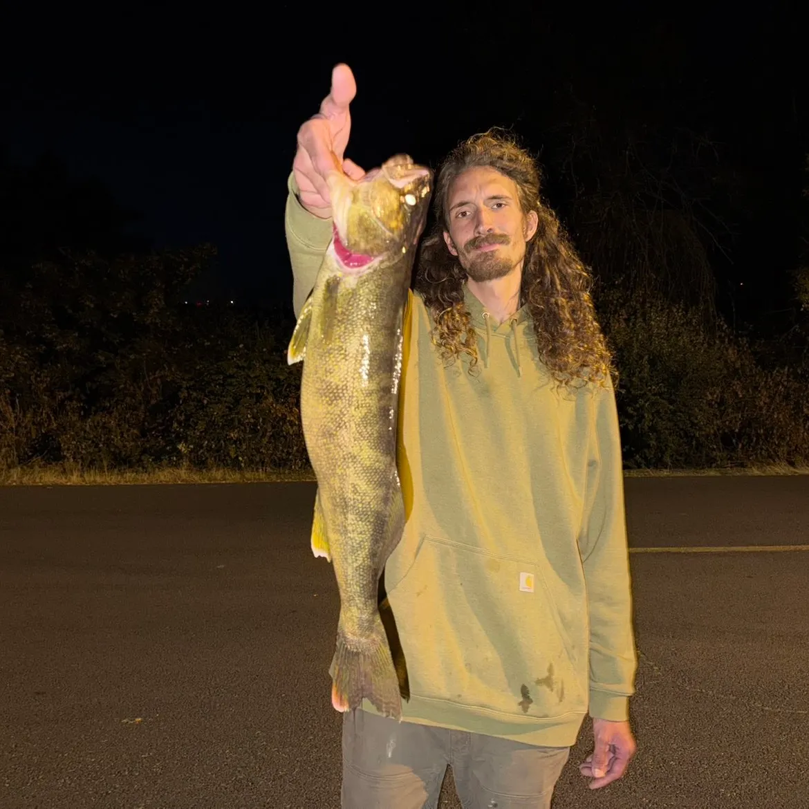 Walleye caught on Fishbrain