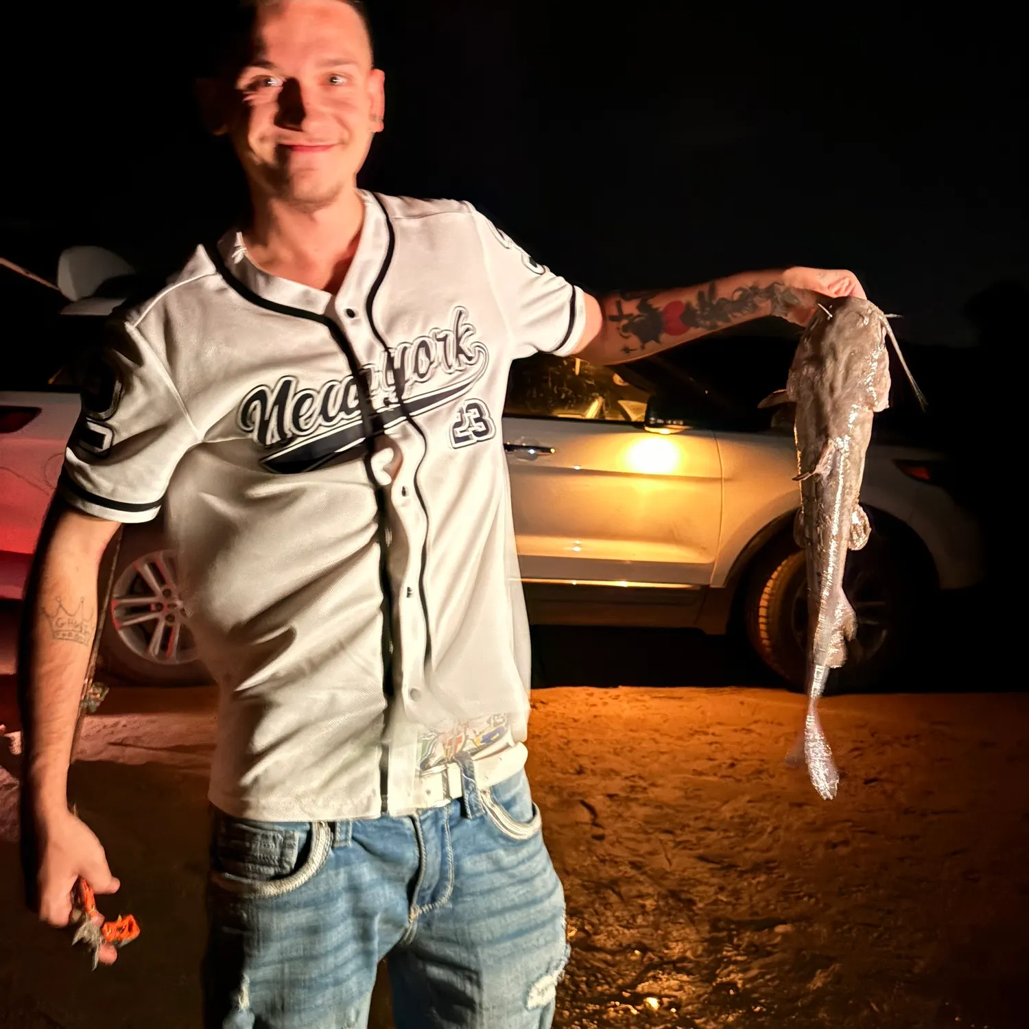 White bullhead caught on Fishbrain