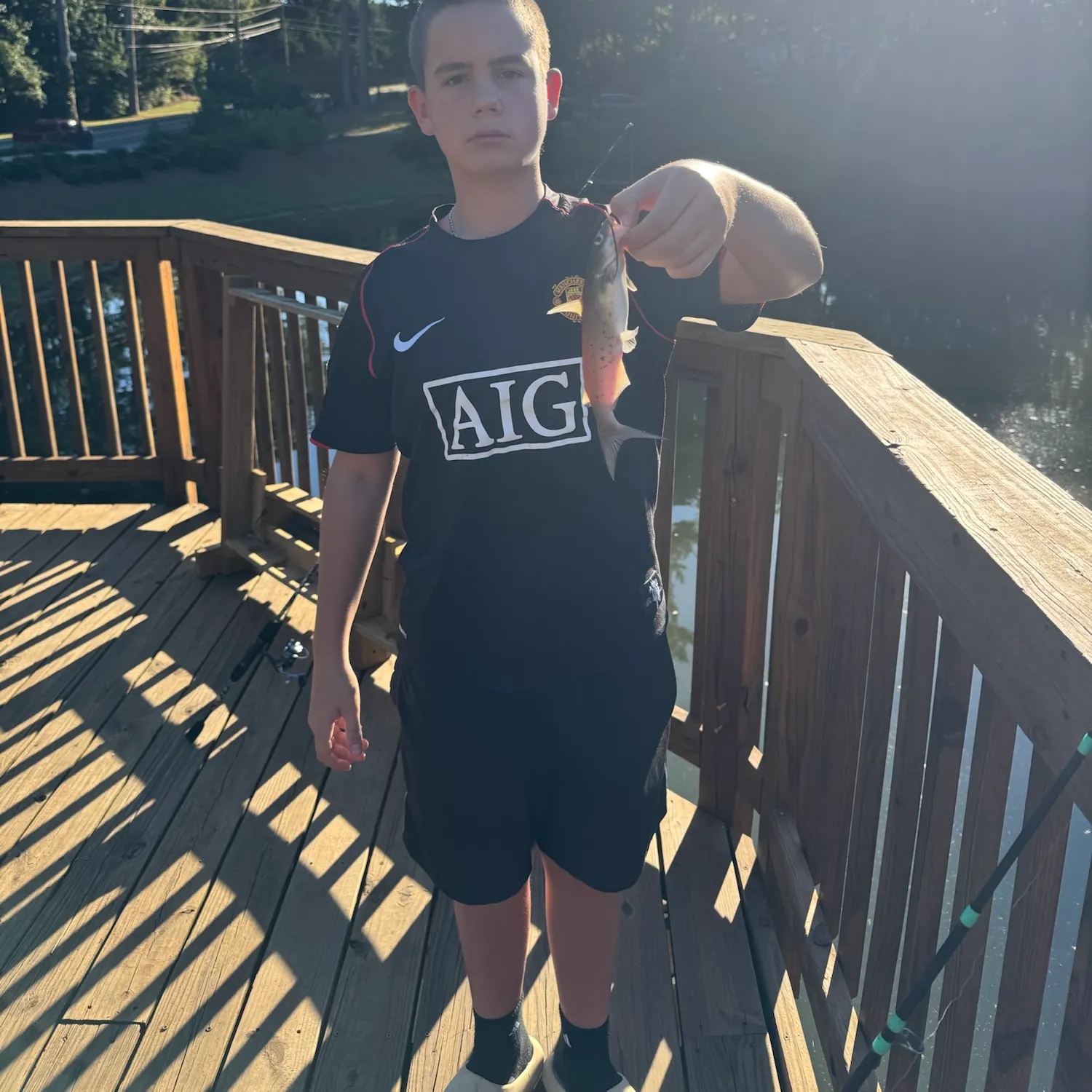 Channel catfish caught on Fishbrain