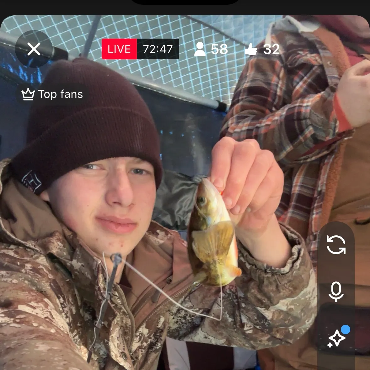 recently logged catches