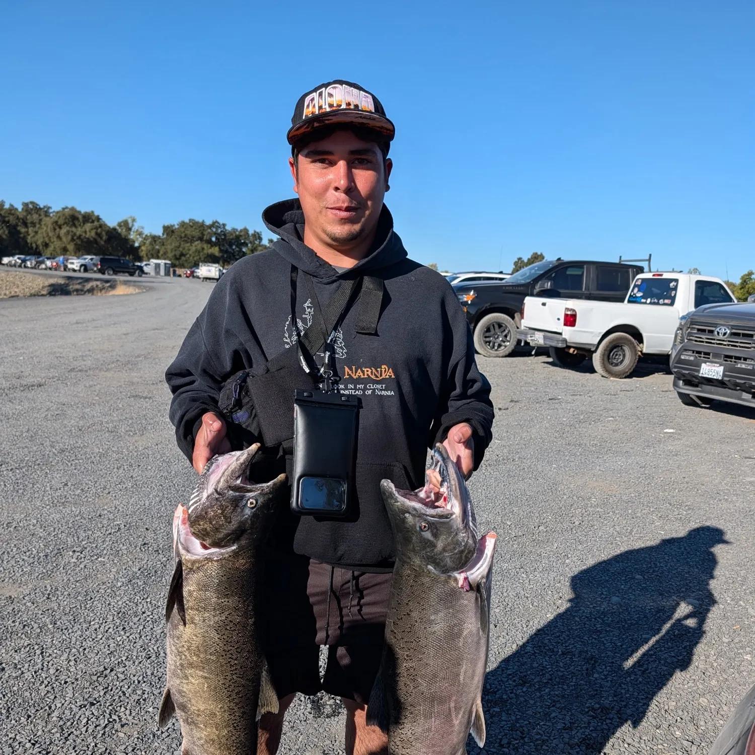 Chinook salmon caught on Fishbrain